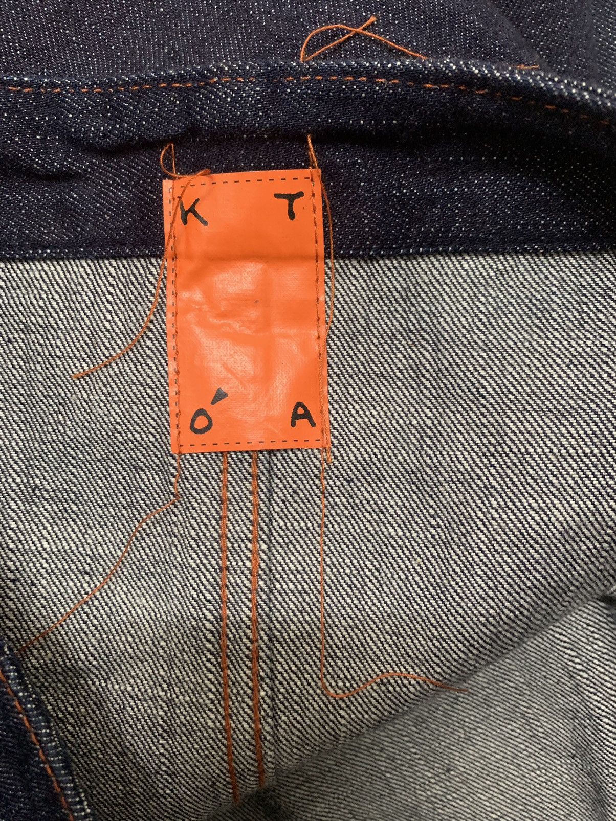 Japanese Brand × KATO Kato denim mini skirt Size 29" - 5 Thumbnail