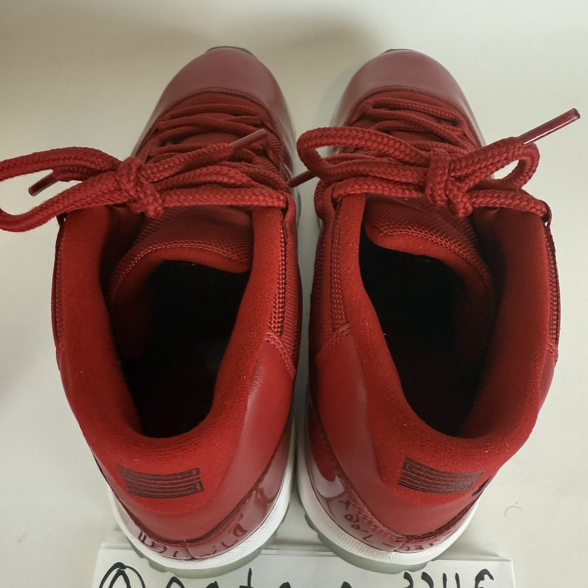 Jordan Brand × Nike Size 10.5-Jordan 11 Win Like ‘96 LIGHTLY WORN red white Size US 10.5 / EU 43-44 - 8 Thumbnail