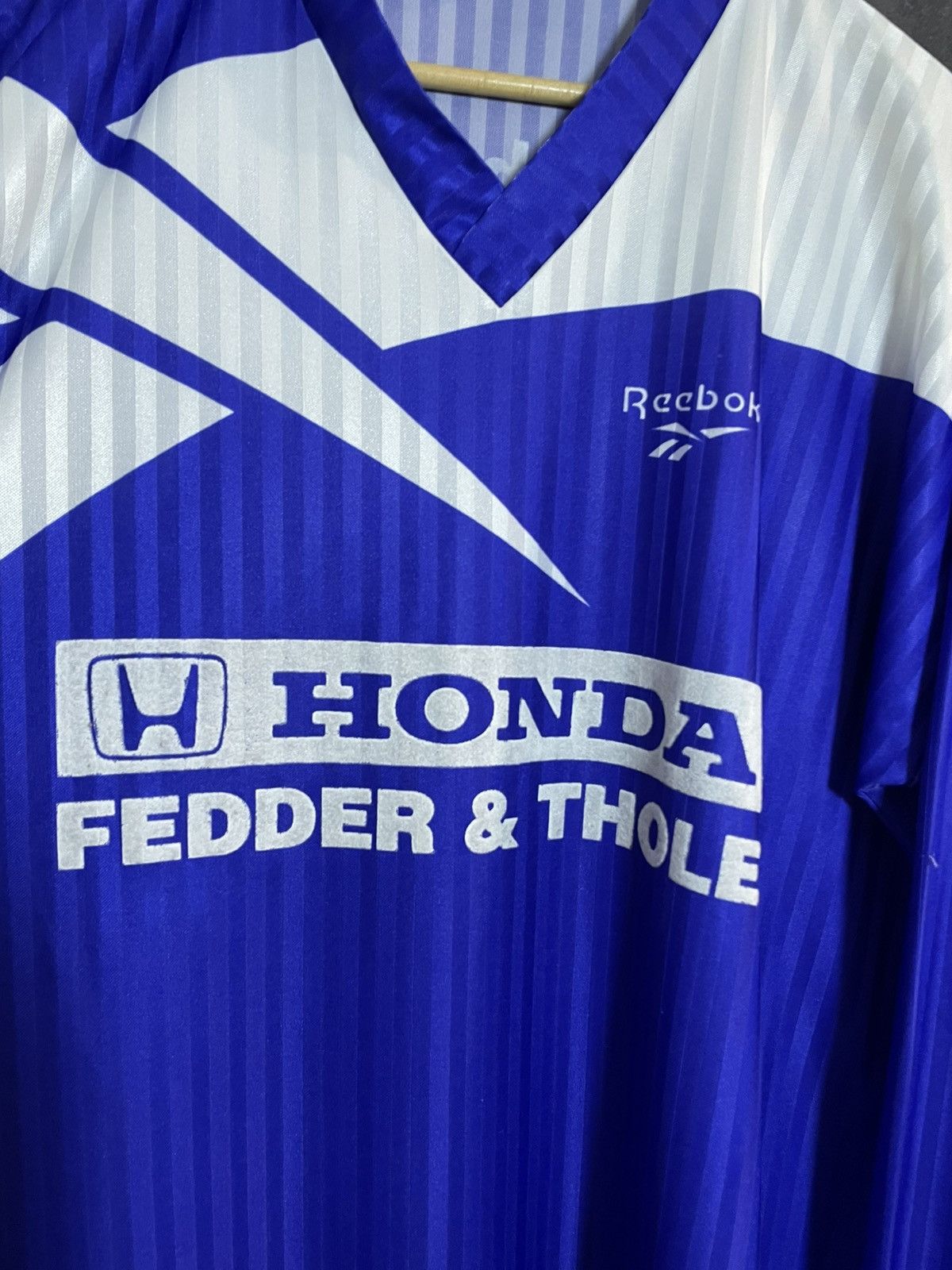 Reebok Sick Vintage 90s Reebok Honda Racing Soccer Jersey CPFM F1 Size US L / EU 52-54 / 3 - 7 Thumbnail