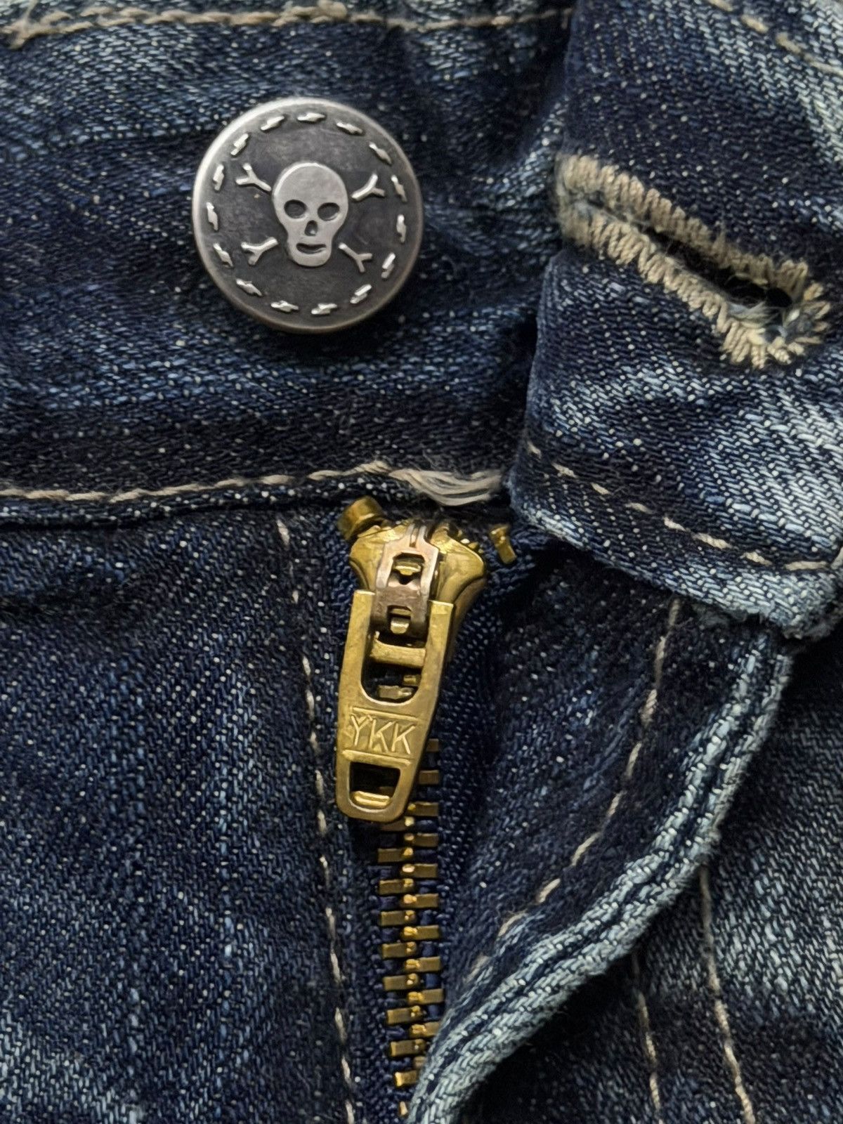 Japanese Brand Vintage Japanese Brand Skull Archive Y2K | Bootcut Fit | W31 Size US 31 - 10 Thumbnail