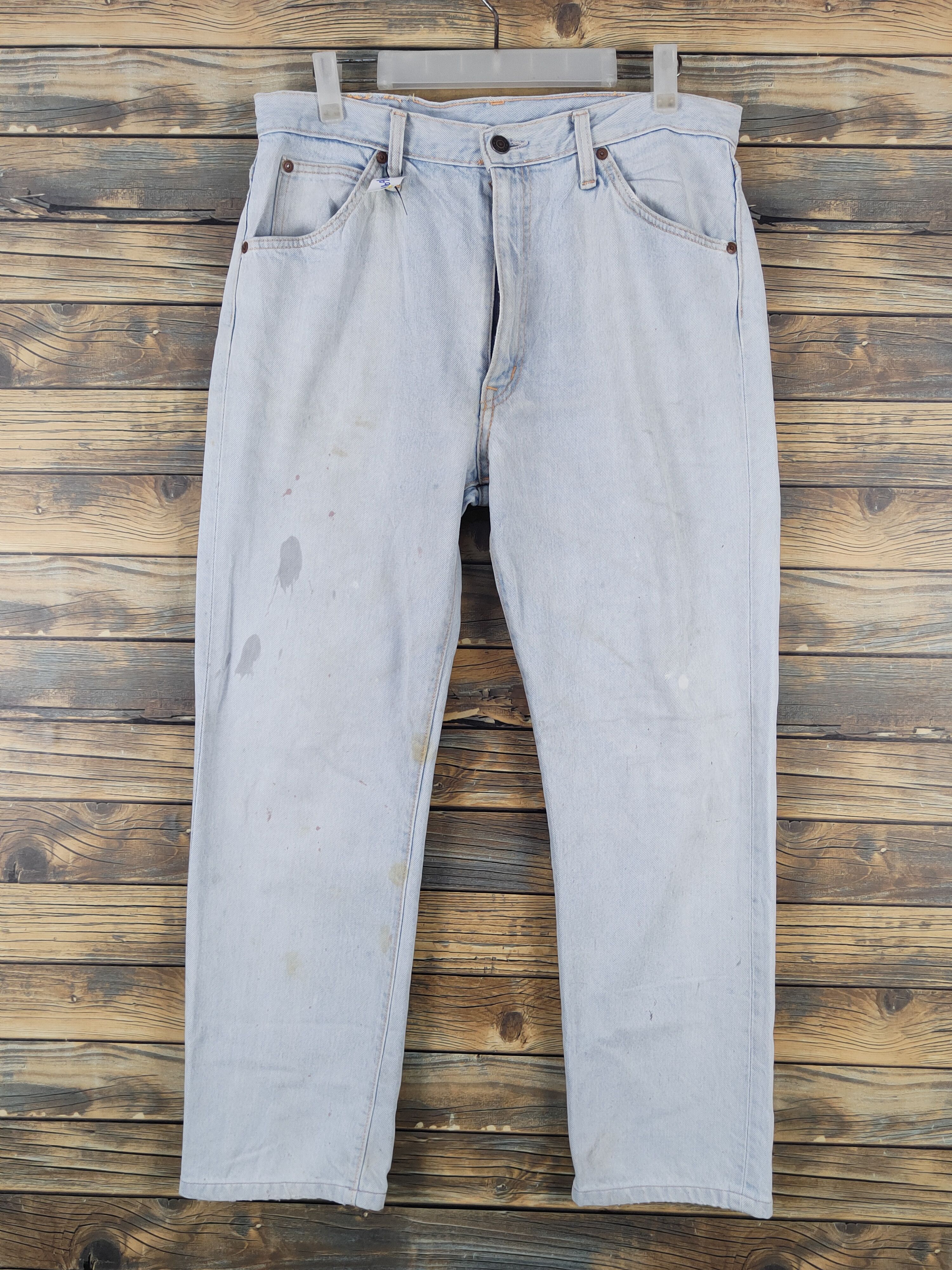 Edwin Light Blue Distressed Ripped denim Jeans #W1696