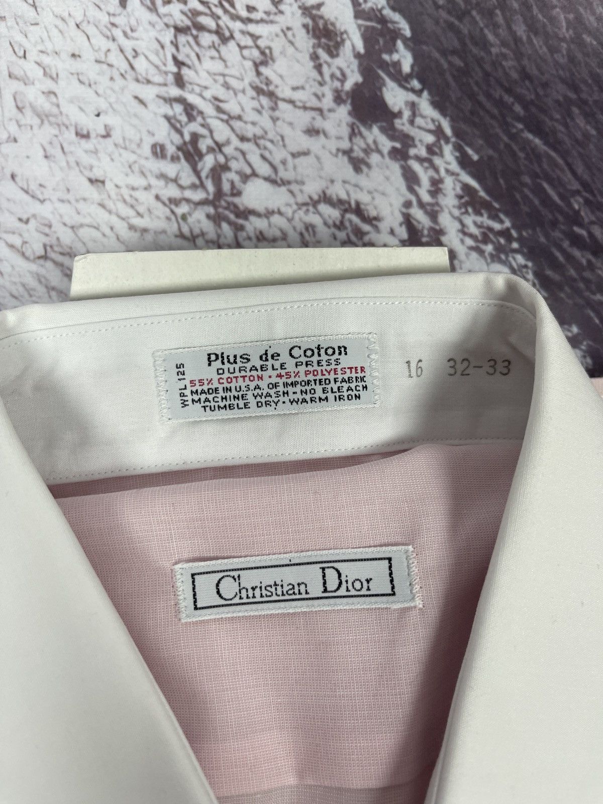 Christian Dior Monsieur New Christian Dior vintage made in USA deadstock shirt Size US L / EU 52-54 / 3 - 8 Thumbnail