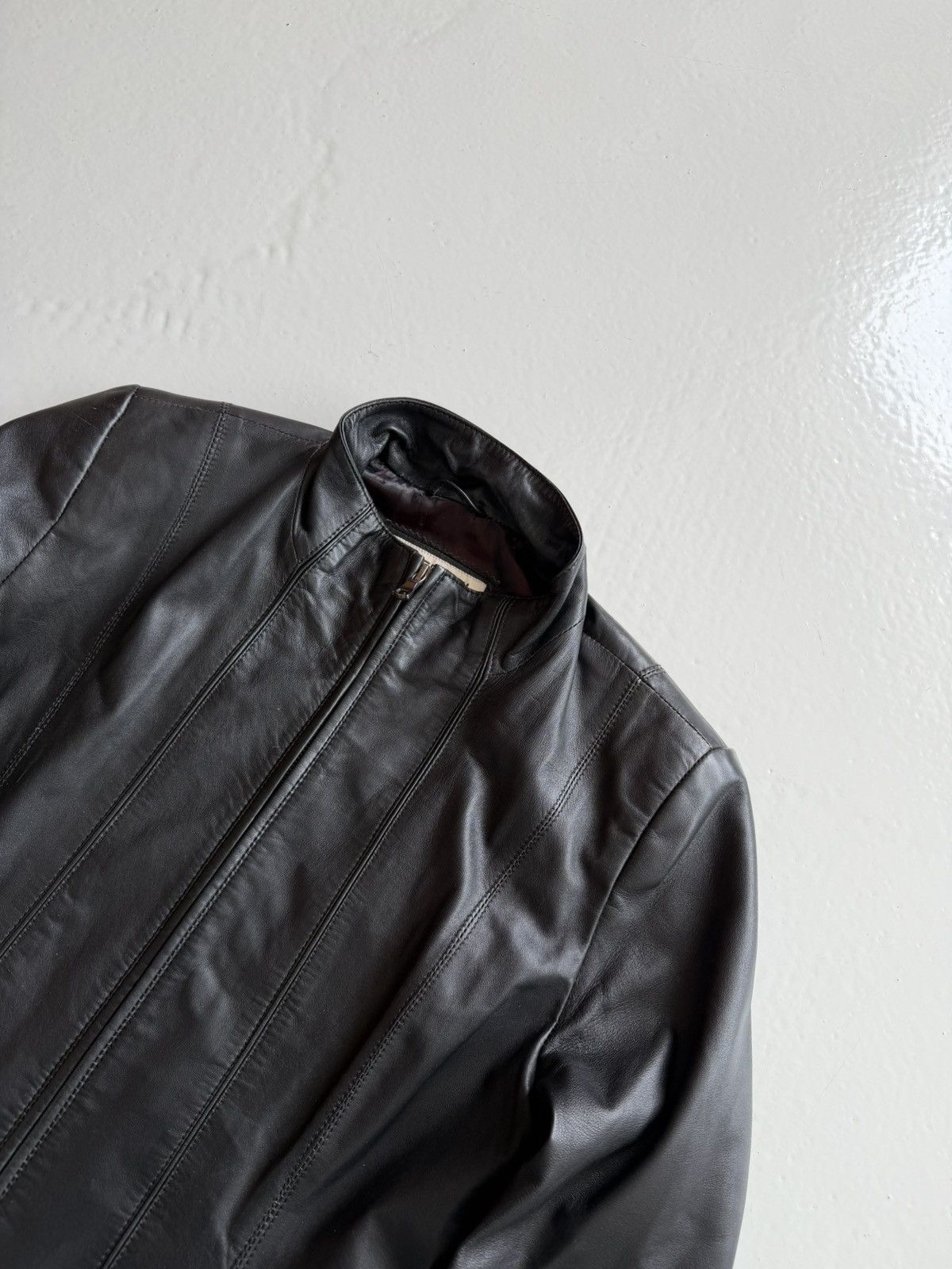 Vintage Archive y2k leather biker jacket Size M / US 6-8 / IT 42-44 - 3 Thumbnail