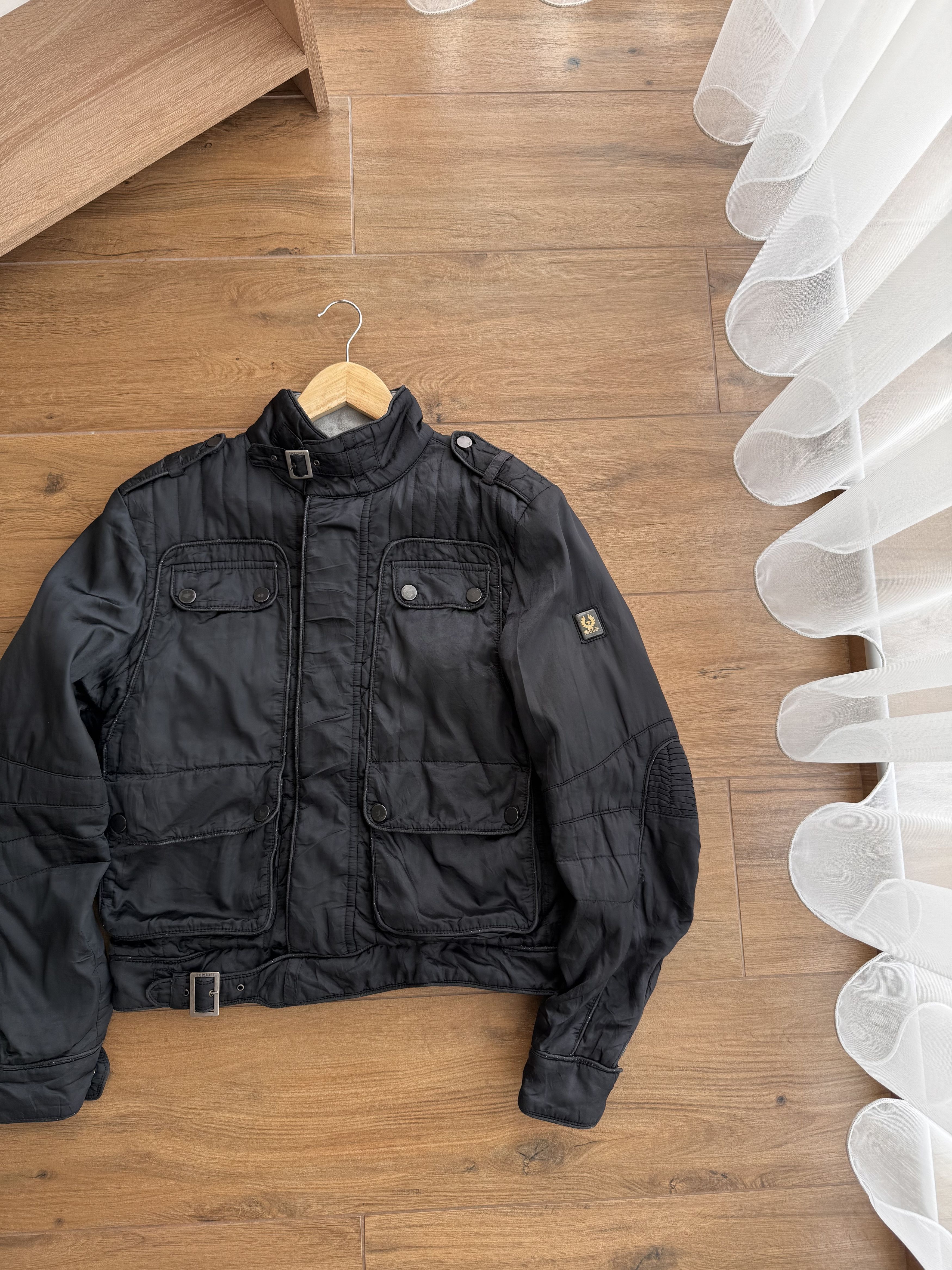 Belstaff × Vintage Vintage Belstaff Nylon Black Label Moto W' Jacket Size M / US 6-8 / IT 42-44 - 4 Thumbnail