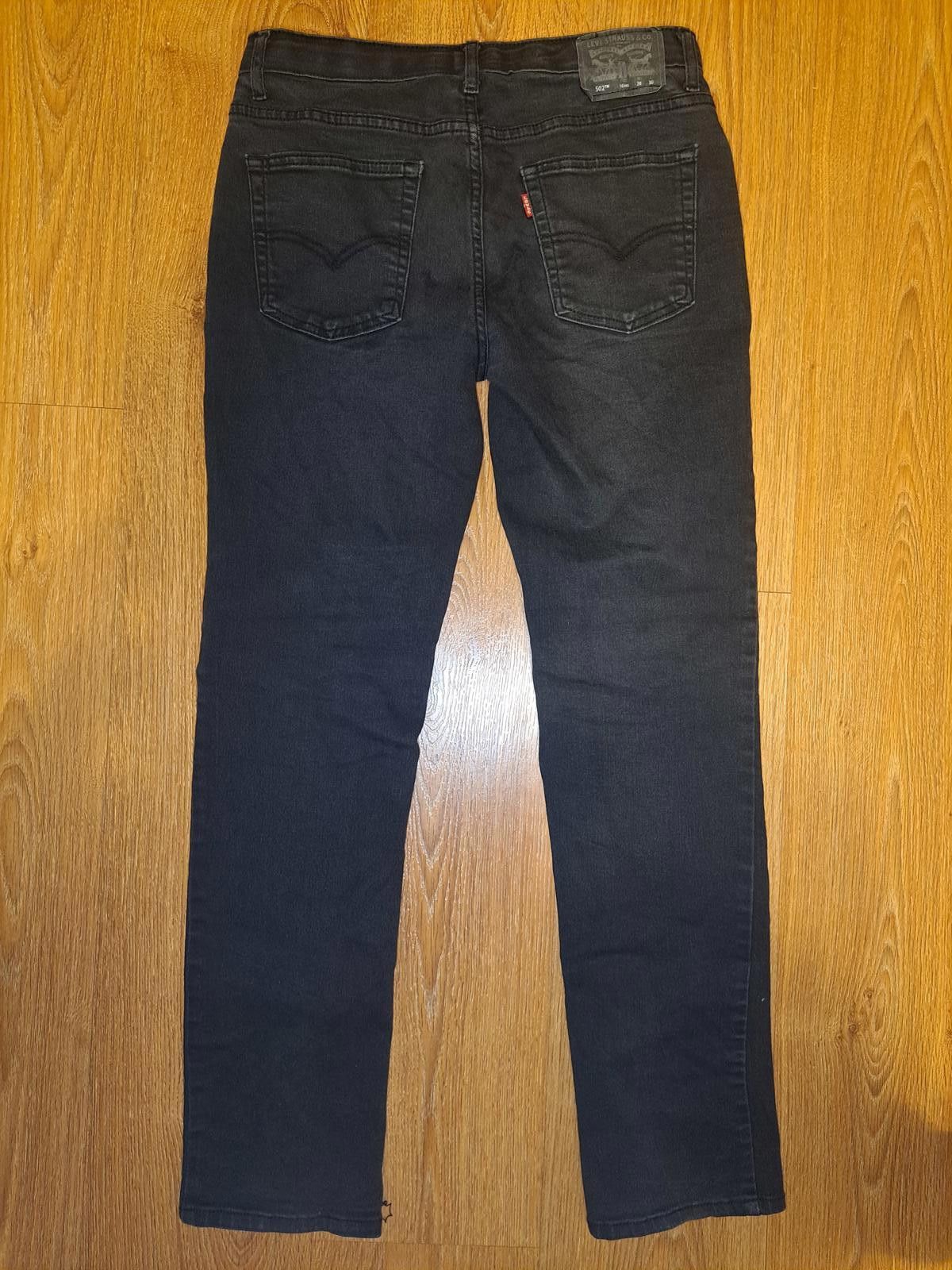 Levi's Levis 502 Jeans Womens Size 16REG 28x30 Black Cotton Size 38" / US 16 / IT 52 - 8 Thumbnail
