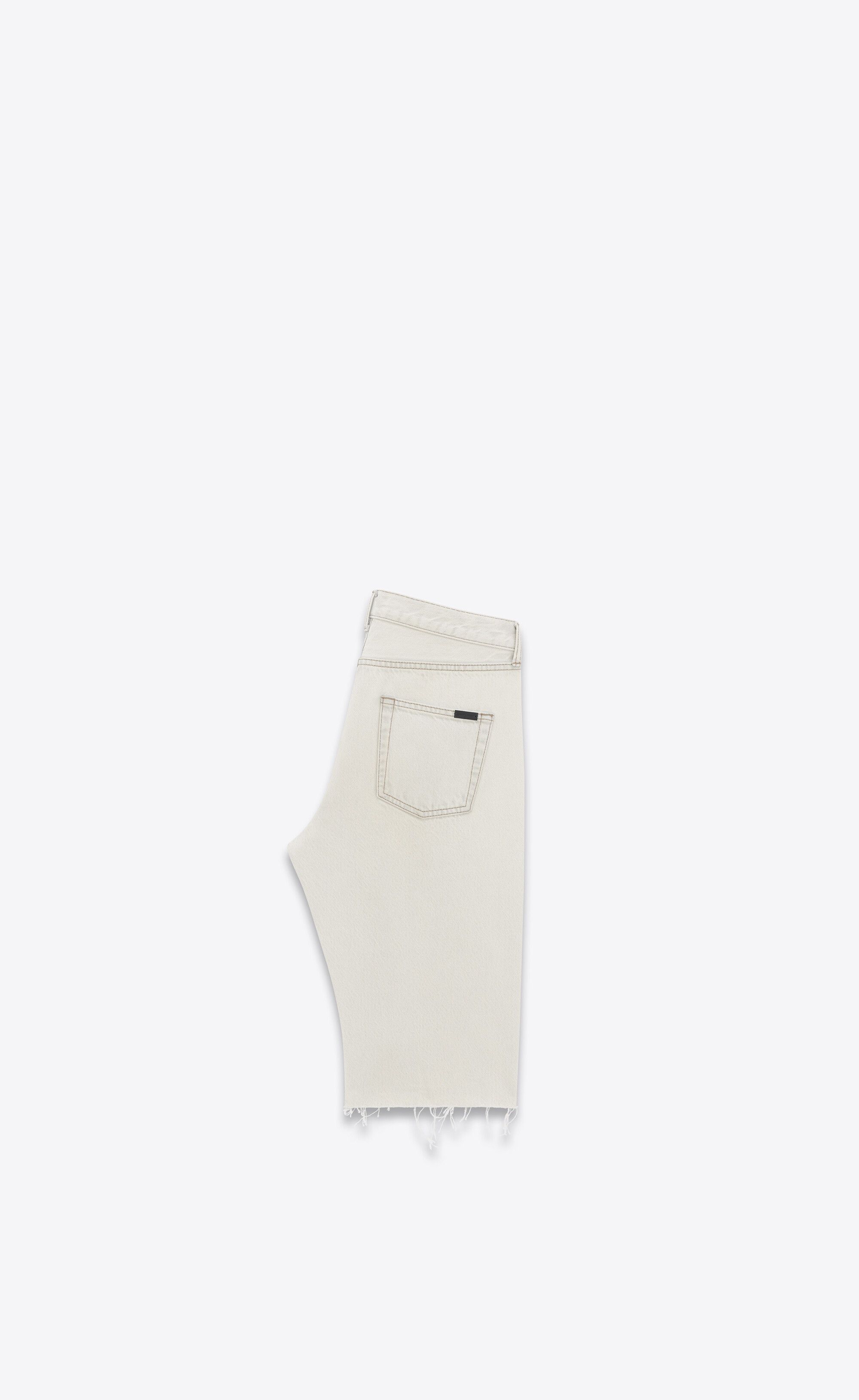 Saint Laurent Paris o1bcso1str0924 Relaxed-Fit Shorts in Grey Size US 32 / EU 48 - 2 Thumbnail