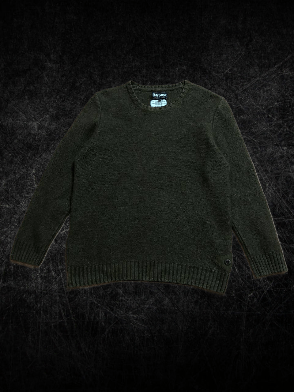 Barbour VINTAGE BARBOUR Men’s Wool Sweater Classic Fit Size US XL / EU 56 / 4 - 1 Thumbnail