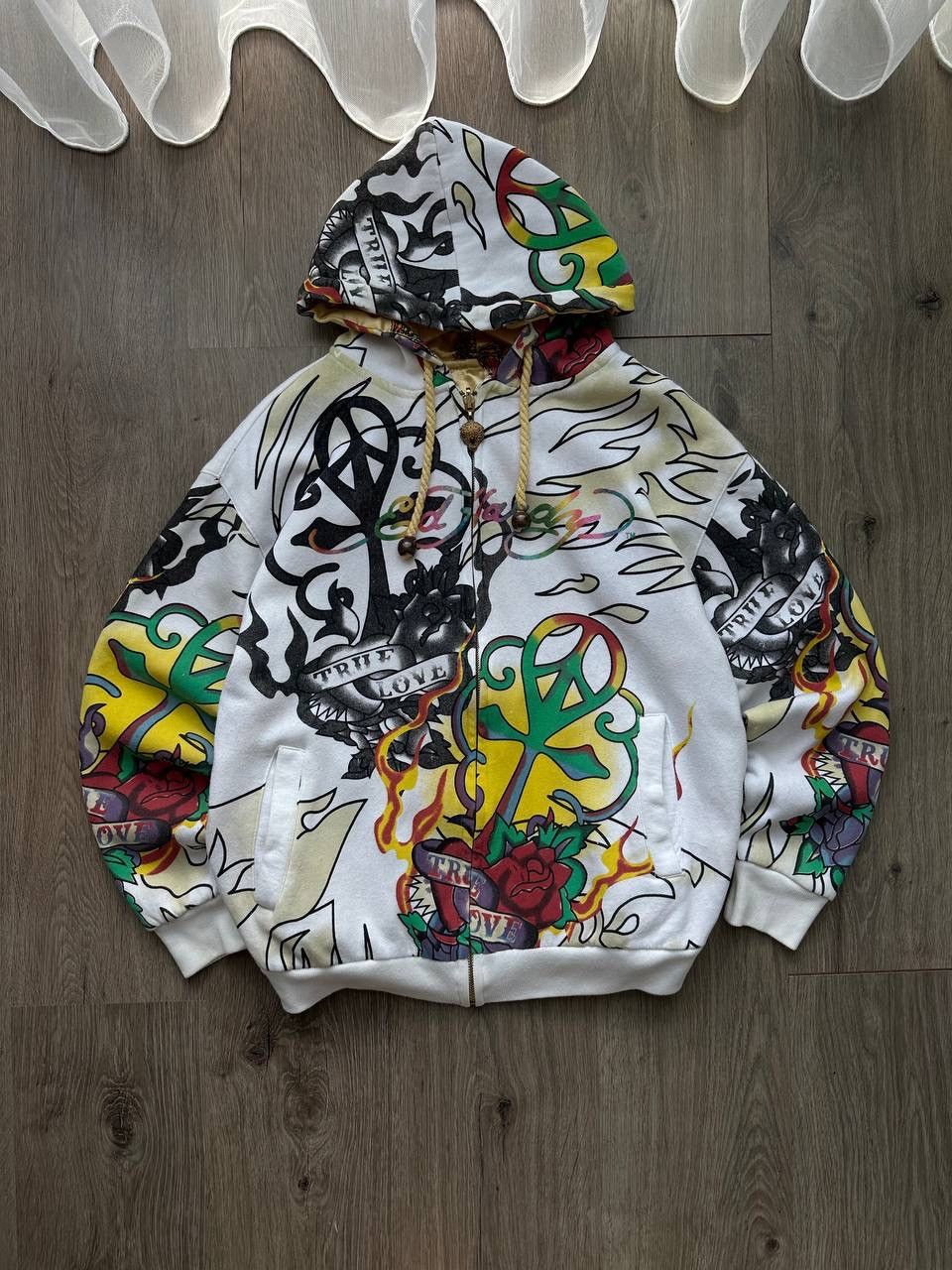 Christian Audigier × Ed Hardy × Vintage Vintage Ed Hardy Christian Audigier Hoodie Size US L / EU 52-54 / 3 - 5 Thumbnail