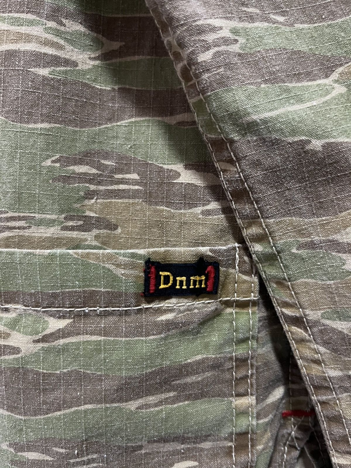 Vintage Denime Tiger Stripes Two Pockets Shirt