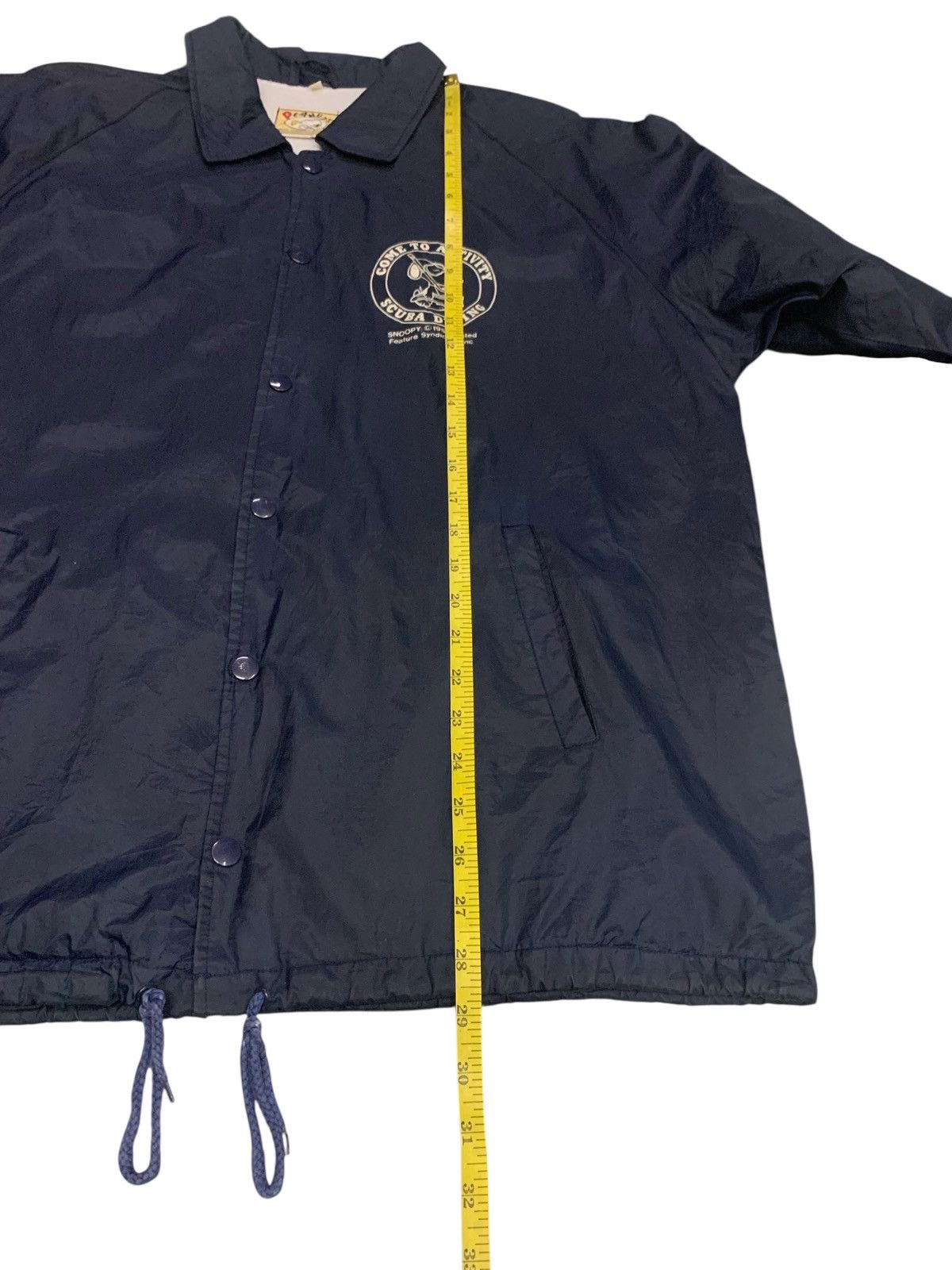 Peanuts × Vintage Vintage Peanut Snoopy Marine Project Windbreaker Button Ups Size US L / EU 52-54 / 3 - 7 Thumbnail