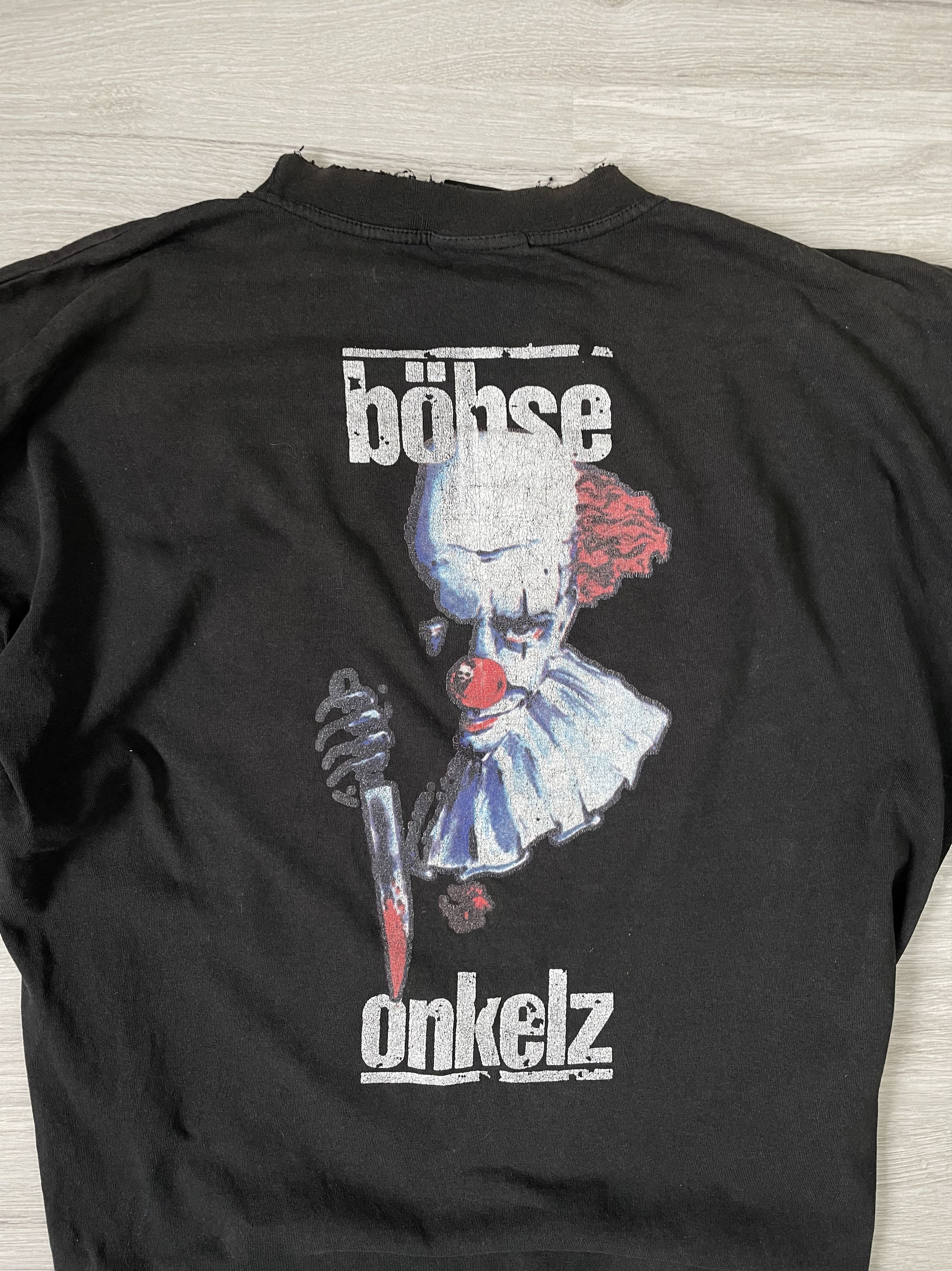 Japanese Brand × Vintage Vintage Men's Shirt Böhse Onkelz Size US XL / EU 56 / 4 - 3 Thumbnail