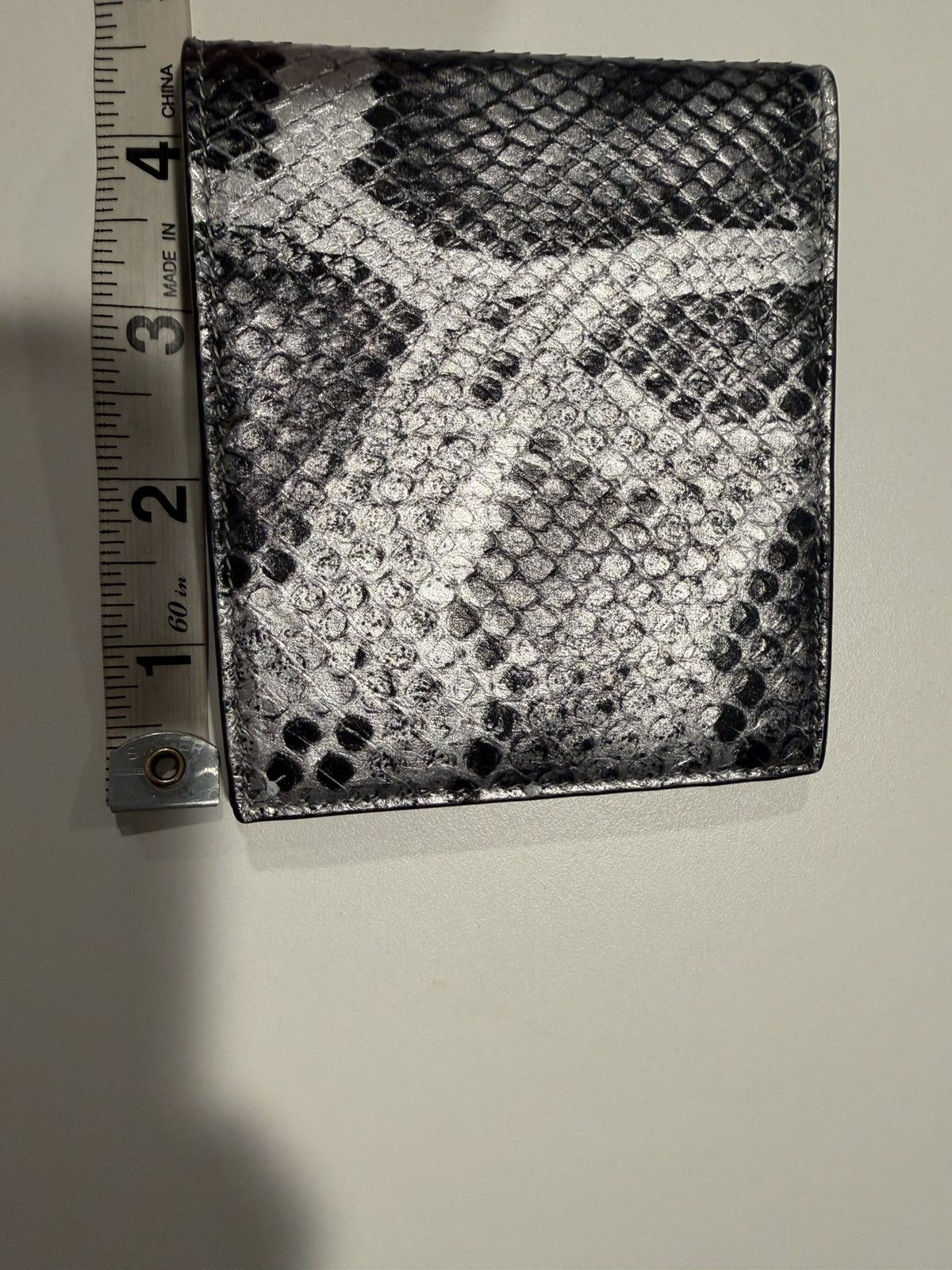 Saint Laurent Paris Saint Laurent mens snake print wallet Size ONE SIZE - 4 Thumbnail