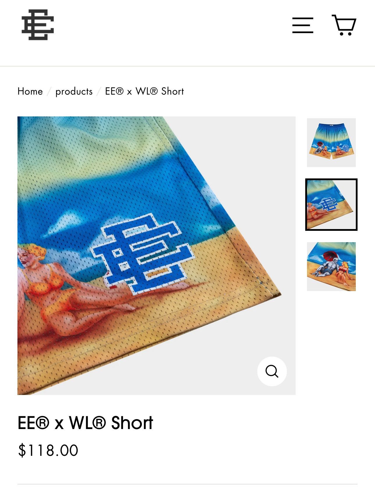 Eric Emanuel × Warren Lotas NEW Eric Emanuel x Warren Lotas Shorts Large Size US 34 / EU 50 - 10 Thumbnail