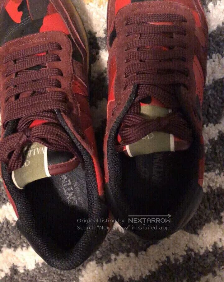 Valentino Valentino Classic Red Sneakers. Size US 5 / IT 35 - 5 Thumbnail