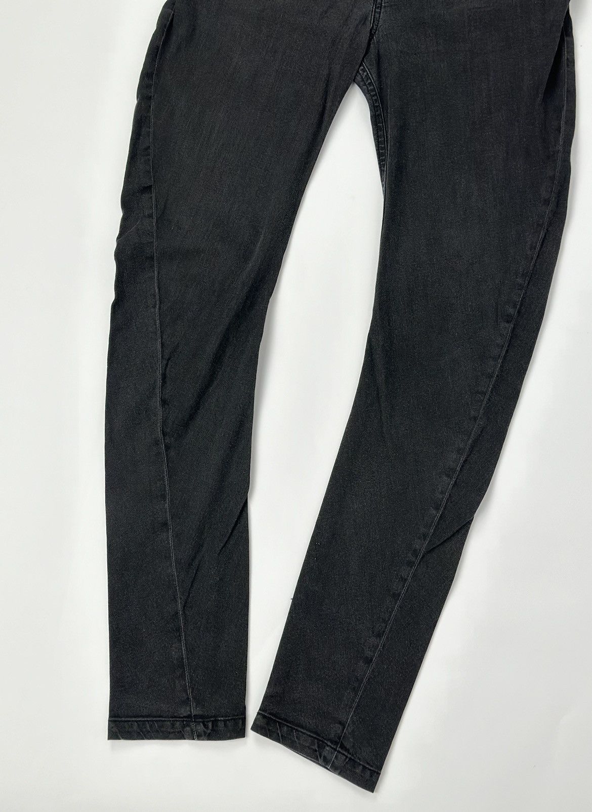 Julius Julius S/S18 Banana Curved 6oz Stretch Denim in Washed Black Size US 30 / EU 46 - 6 Thumbnail
