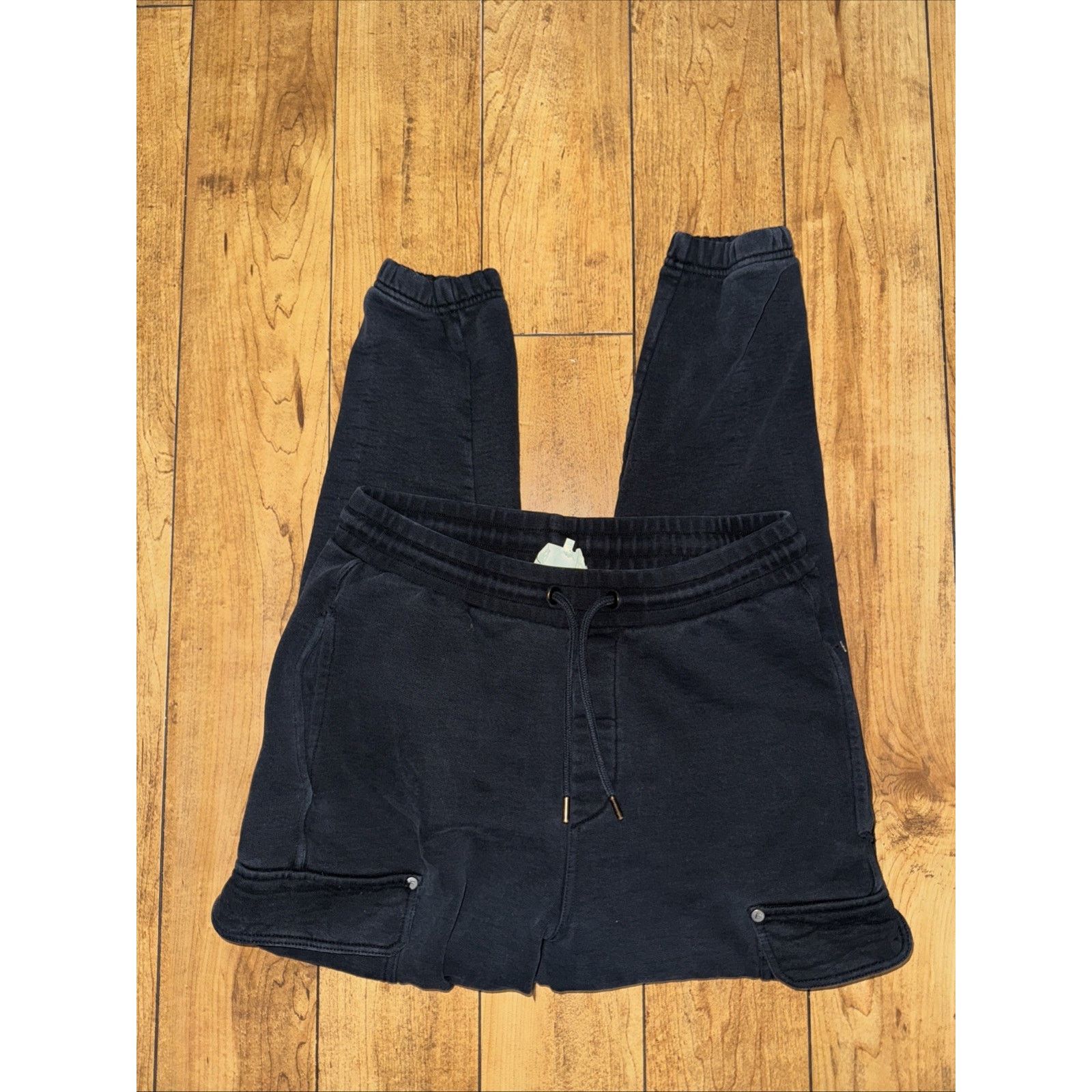 Frame Women’s Frame Cargo Sweatpants Black Small 30x28 Size 30" / US 8 / IT 44 - 2 Thumbnail