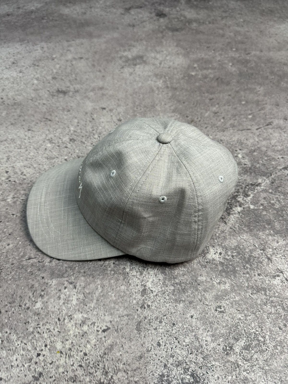 Stussy × Vintage Stussy Y2K Gray Cap Embroidered Logo Adjustable Size ONE SIZE - 5 Thumbnail