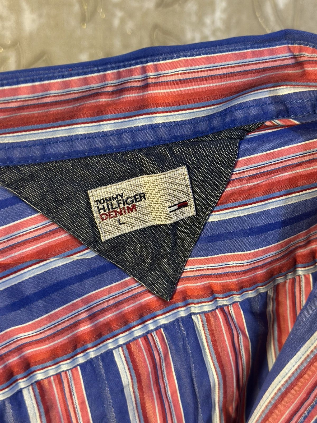 Tommy Hilfiger VINTAGE TOMMY HILFIGER SHIRT BUTTON UP Size US L / EU 52-54 / 3 - 6 Thumbnail
