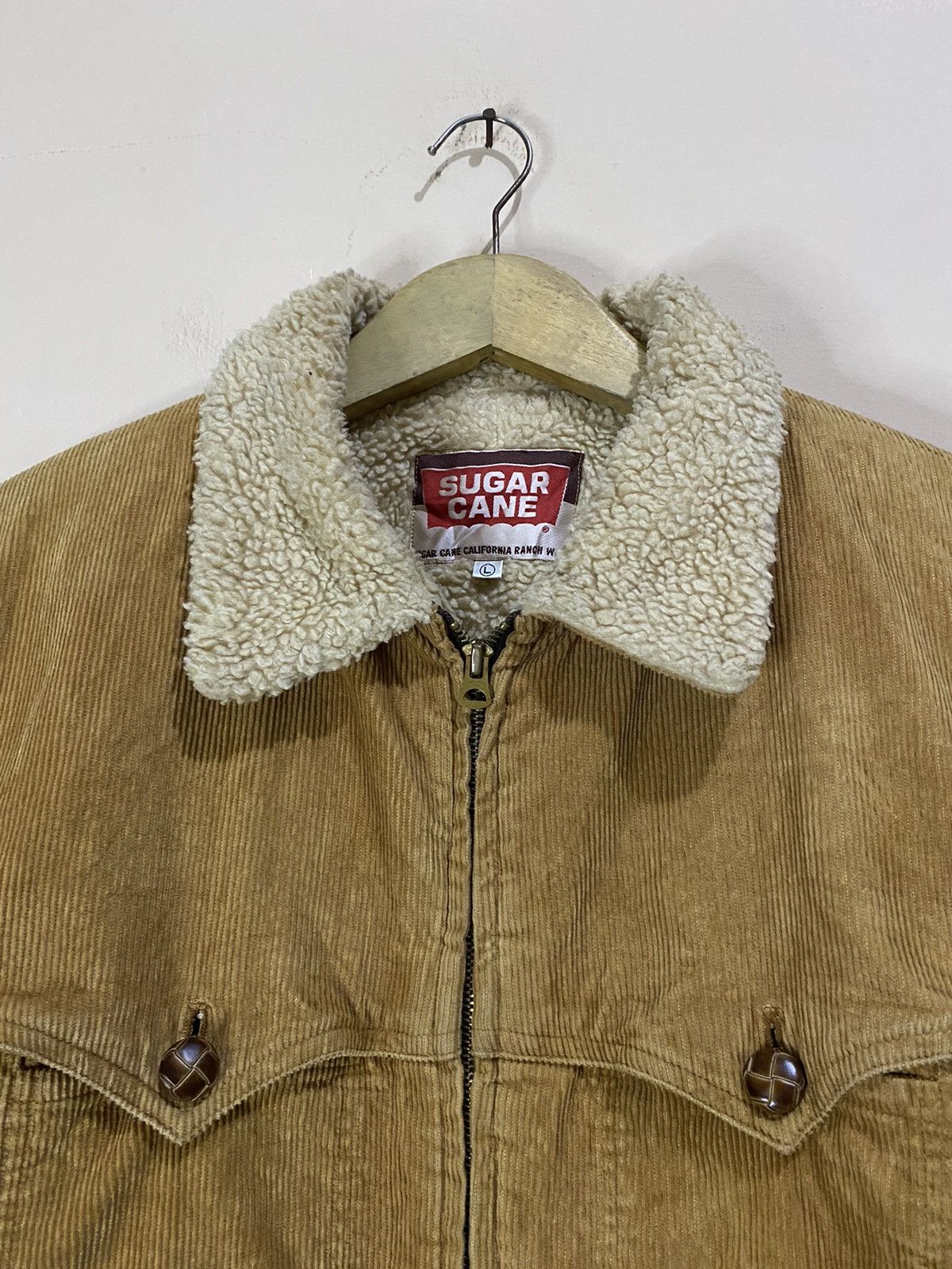 Japanese Brand × Sugar Cane Vtg Sugar Cane Ranch Wear Corduroy Sherpa Jacket Size US L / EU 52-54 / 3 - 4 Thumbnail