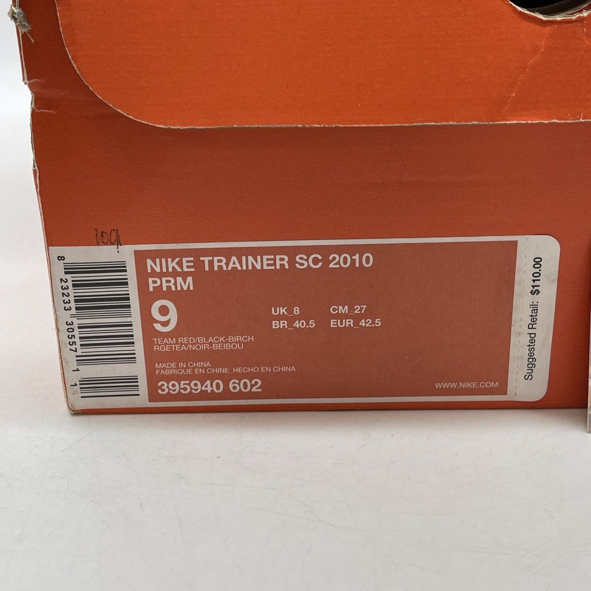 Nike Air trainer Bo knows pack team red Size US 9 / EU 42 - 9 Thumbnail