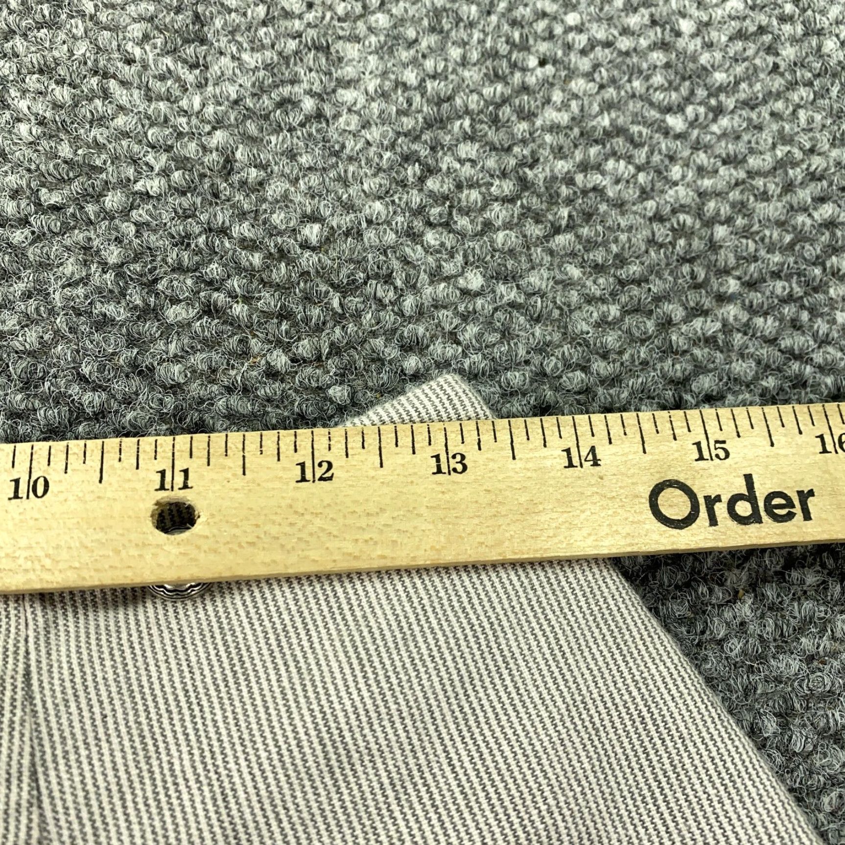 Vintage VINTAGE Rampage Skirt Womens 11 Beige Gray Pinstripe Button Front A-Line 90s Size 32" / US 10 / IT 46 - 4 Thumbnail