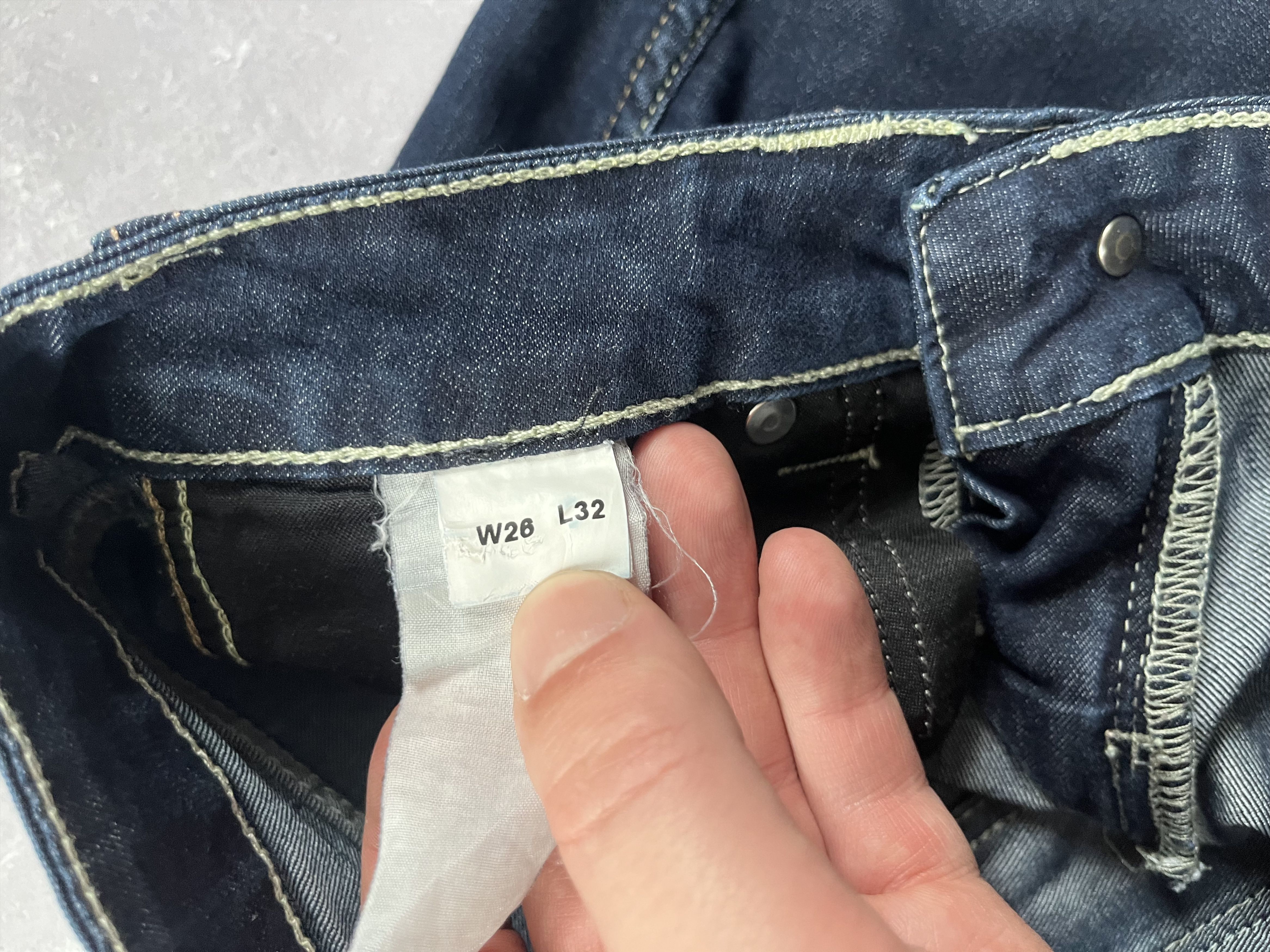 Evisu × Puma Evisu Puma Raw Denim Low Rise Women's Jeans Rare Size 26" / US 2 / IT 38 - 10 Thumbnail
