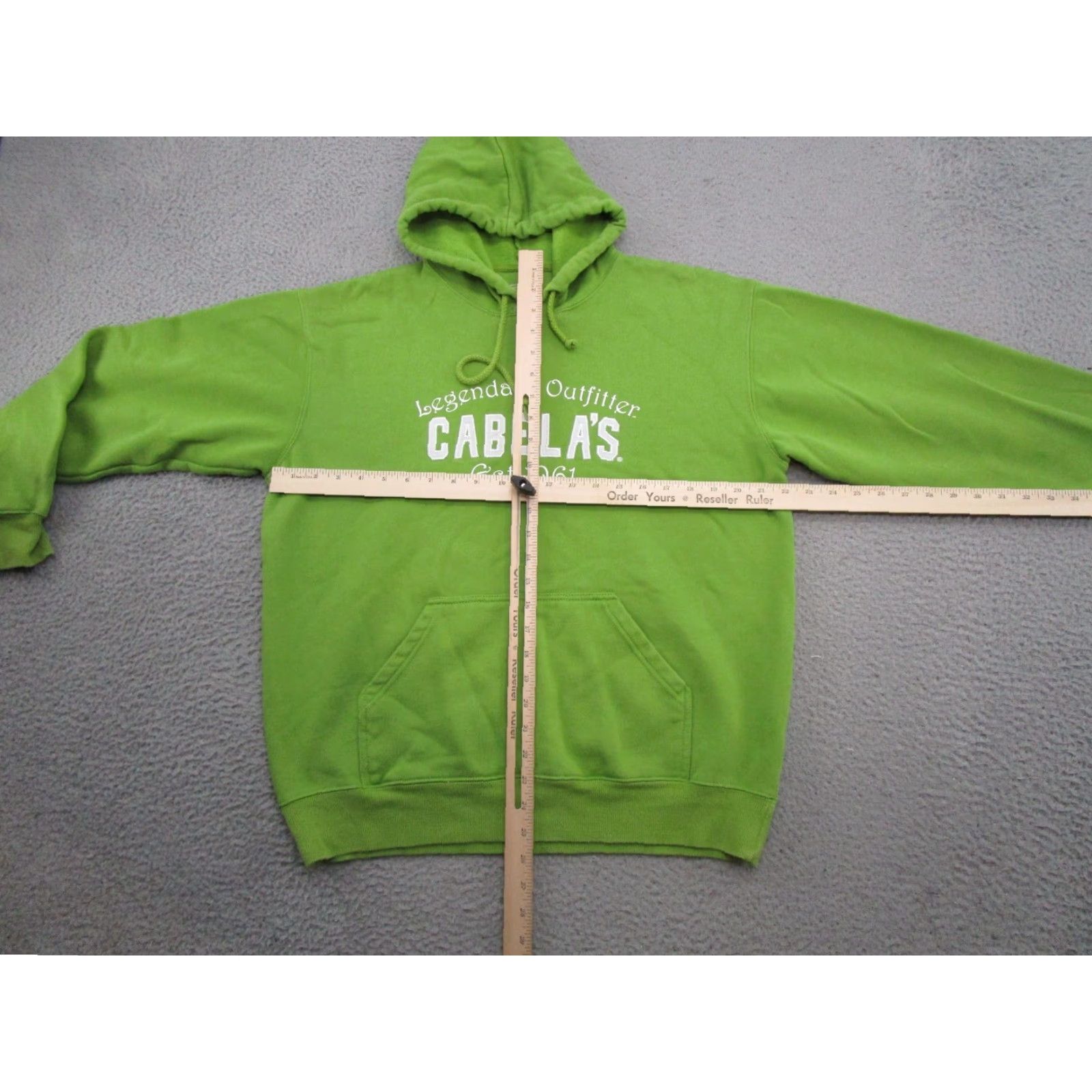 Vintage Cabela's Hoodie Pullover Women's Size L Green Logo Vintage: No (Note: Vintage field is No in specs) Size L / US 10 / IT 46 - 5 Thumbnail