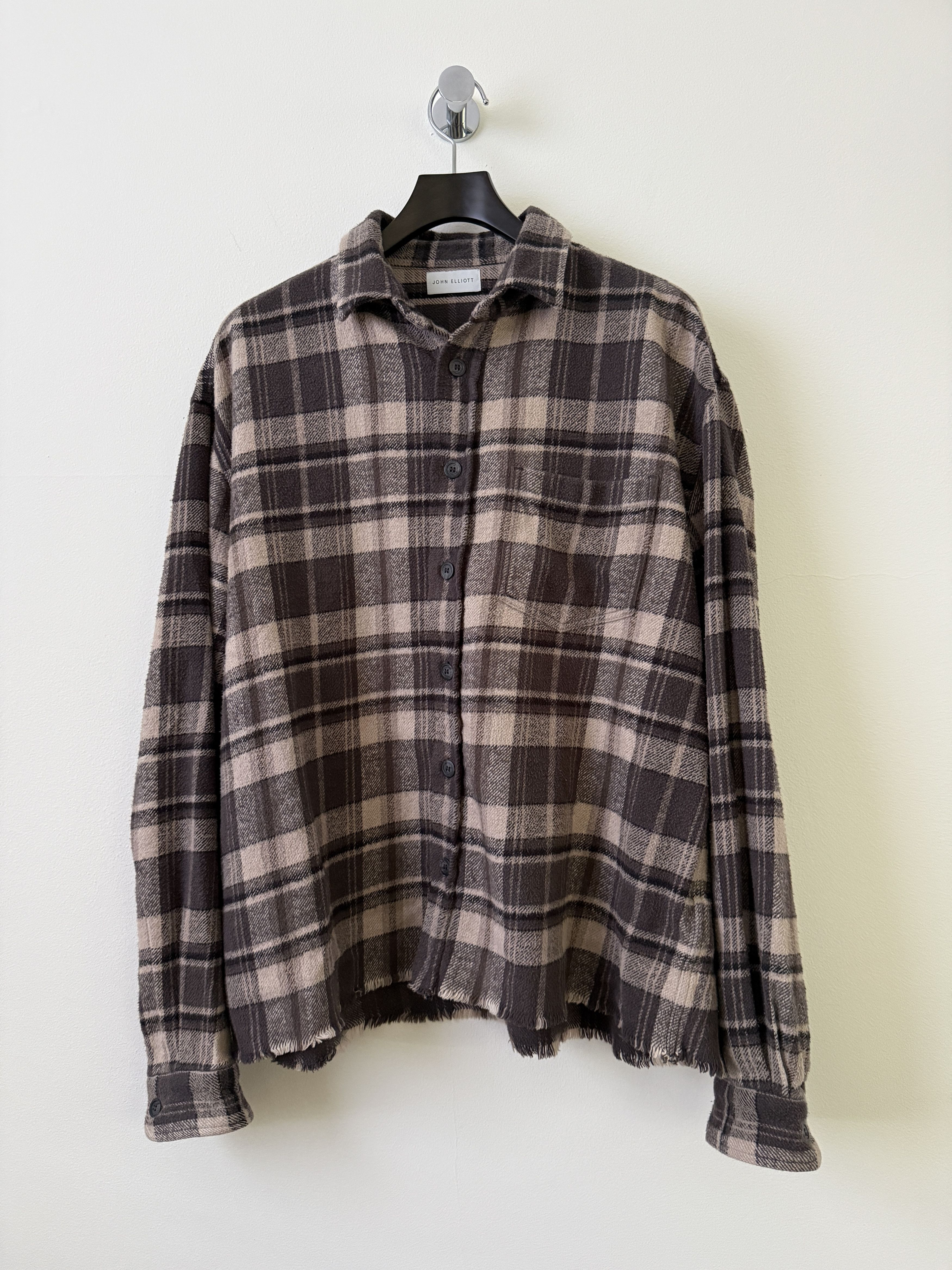 John Elliott Hemi Oversized Flannel Shirt / Lagoon Check Size US M / EU 48-50 / 2 - 1 Thumbnail