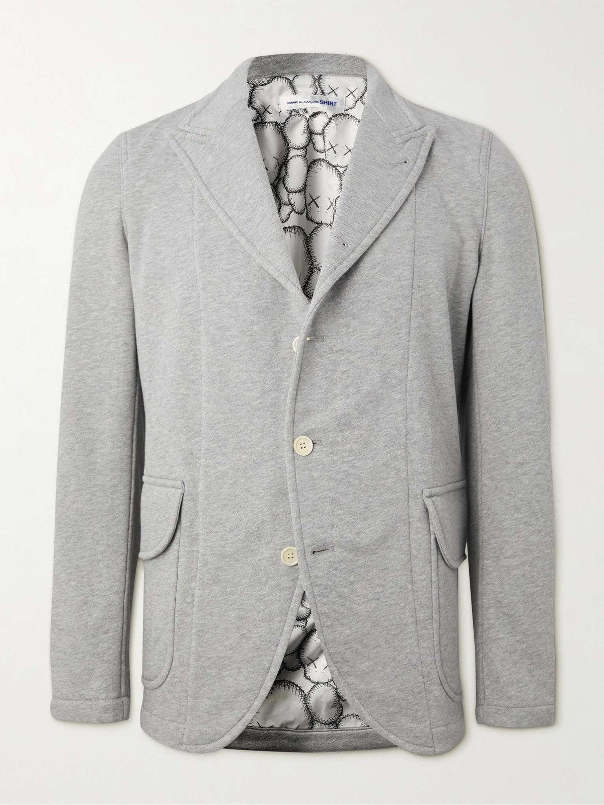 Comme des Garcons × Kaws COMME DES GARÇONS SHIRT X KAWS BLAZER GREY LOGO ( ‼️SAMPLE‼️ ) Size 38L - 1 Thumbnail
