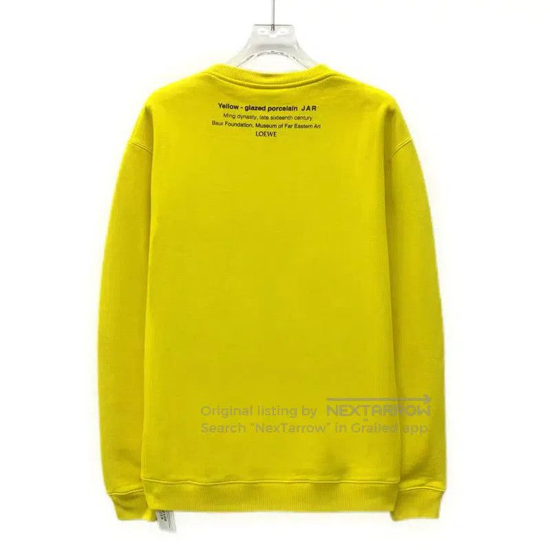 Loewe Loewe Yellow Cotton Sweatshirt for Women . Size S / US 4 / IT 40 - 2 Thumbnail