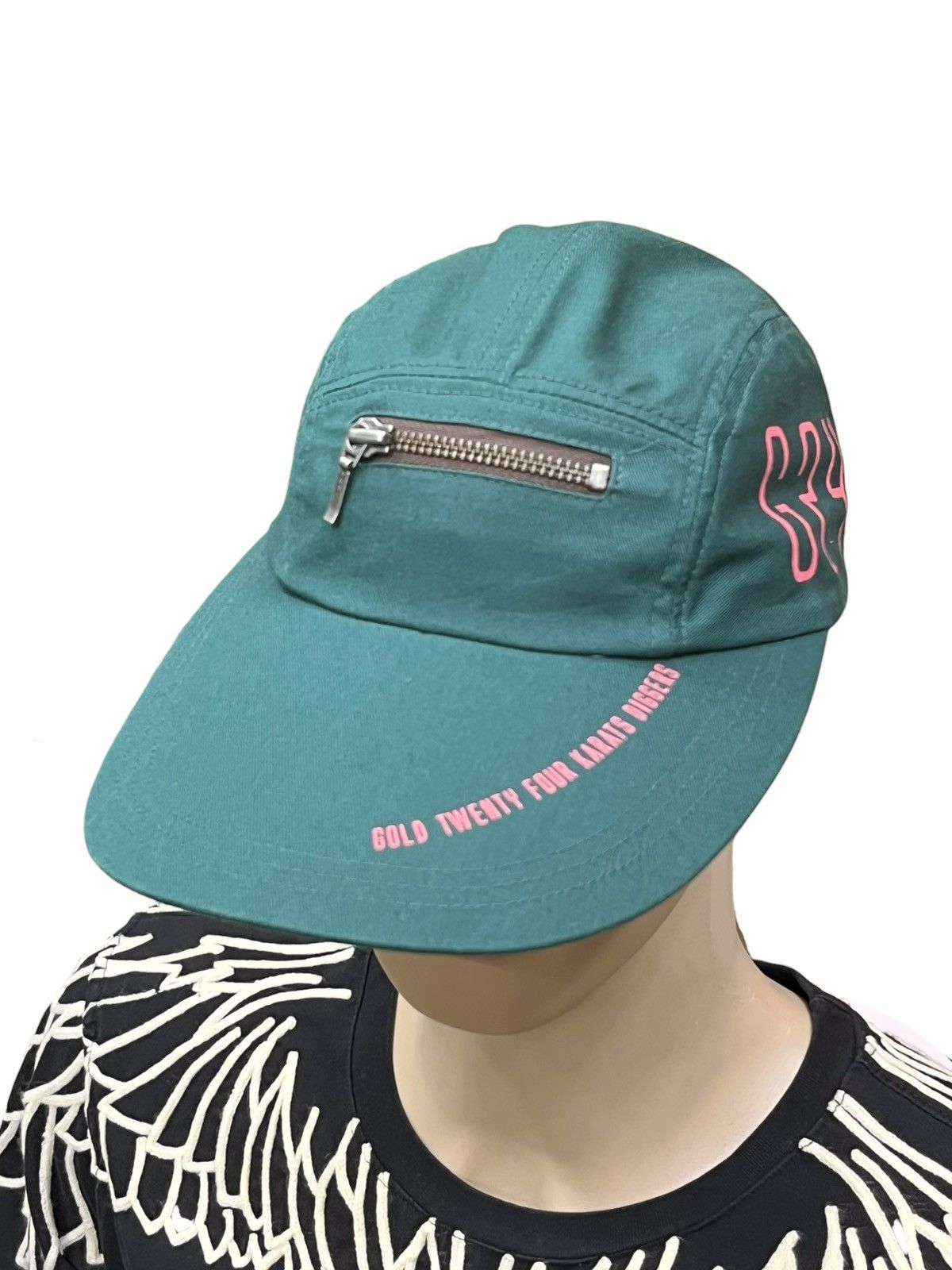 Grailed Gold 24 Karats Diggers 5 Panel Zip Big Brim 2007 Hype Cap Size ONE SIZE - 2 Thumbnail