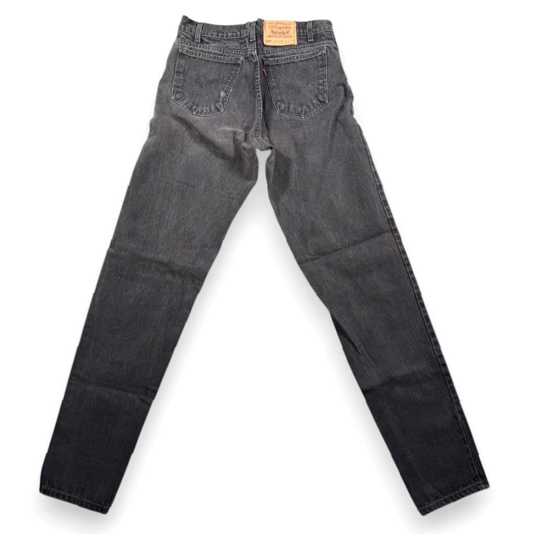 Levi's VINTAGE Levi's 550 Jeans Mens 32x36 Black Relaxed Fit Denim USA 90s Size US 32 / EU 48 - 2 Thumbnail