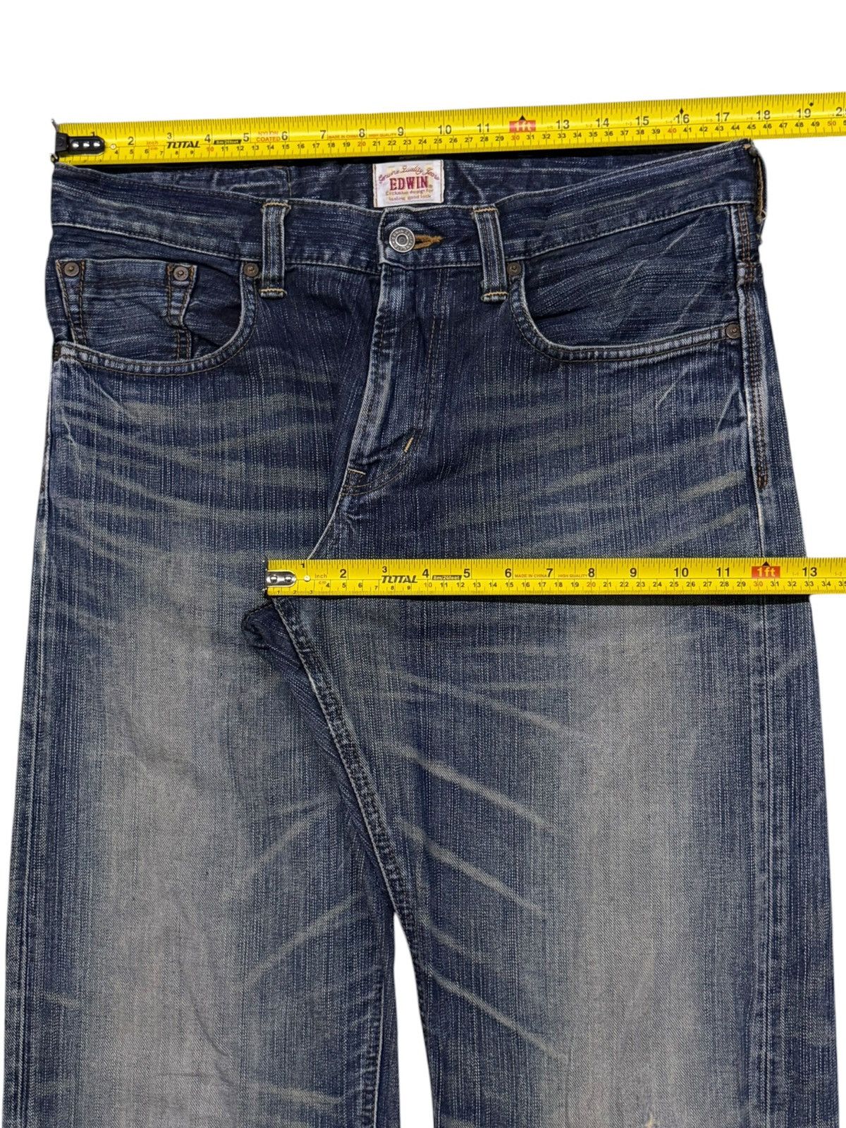 Edwin Vintage Edwin 404 XV Japan Denim Jeans | Loose Straight W35 Size US 35 - 17 Thumbnail