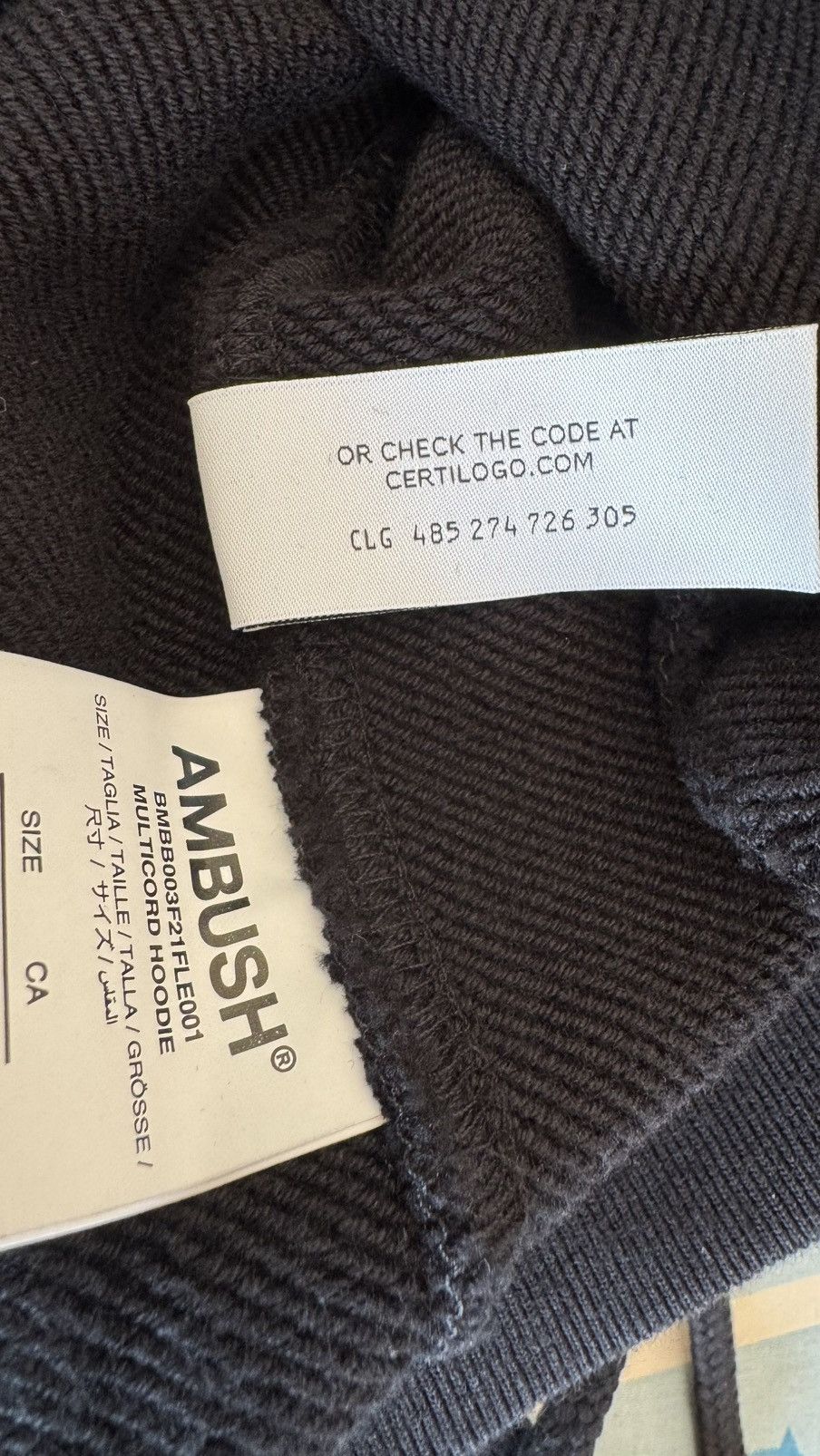 Ambush Design Ambush long sleeve hoodie new with tags black XS S M Size US XS / EU 42 / 0 - 10 Thumbnail