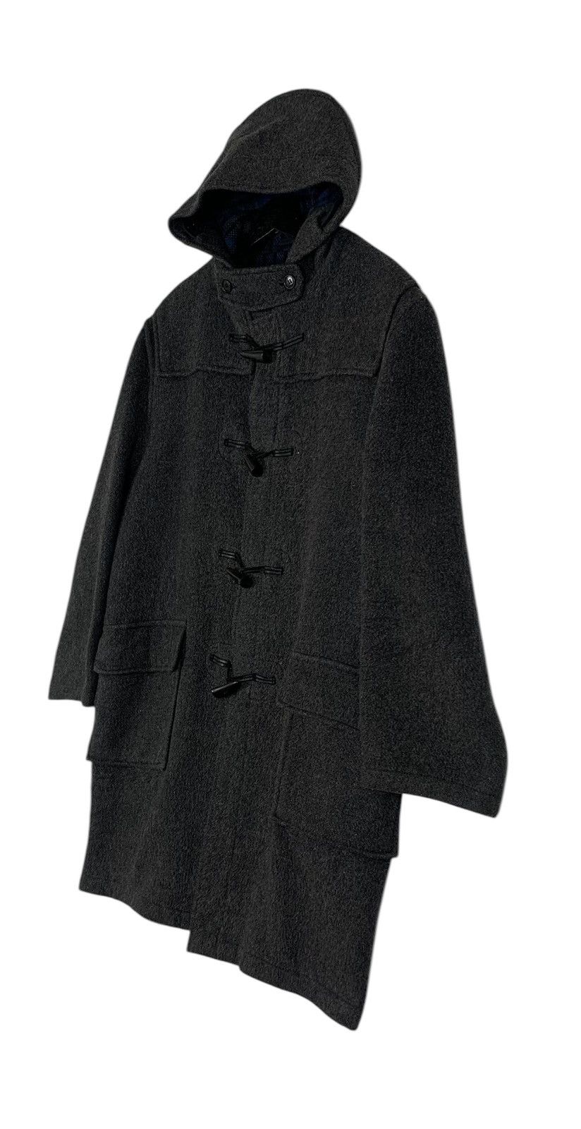 Designer × Gloverall × Vintage Vintage Gloverall British Designer Woven Duffle Coat Size US L / EU 52-54 / 3 - 3 Thumbnail