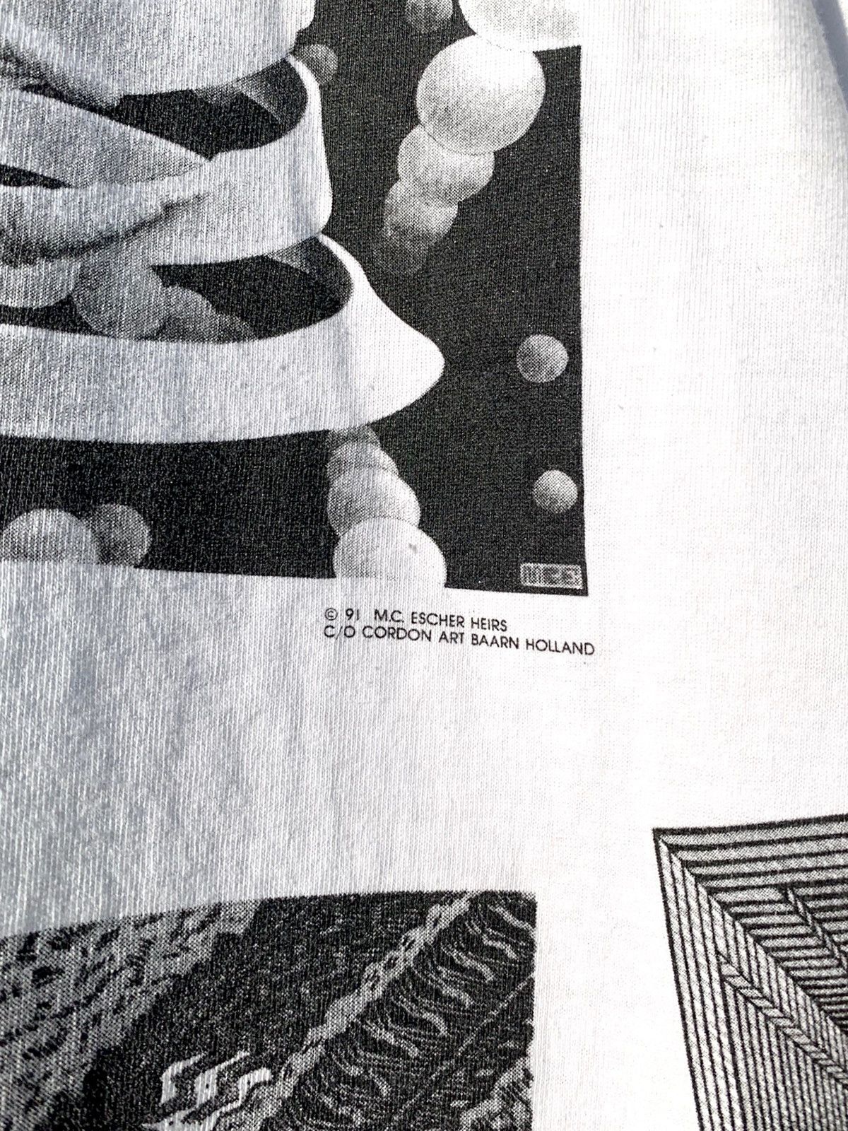 Vintage 1991 Vintage MC Escher All Over Print T-Shirt Tee 90s Size US L / EU 52-54 / 3 - 5 Thumbnail