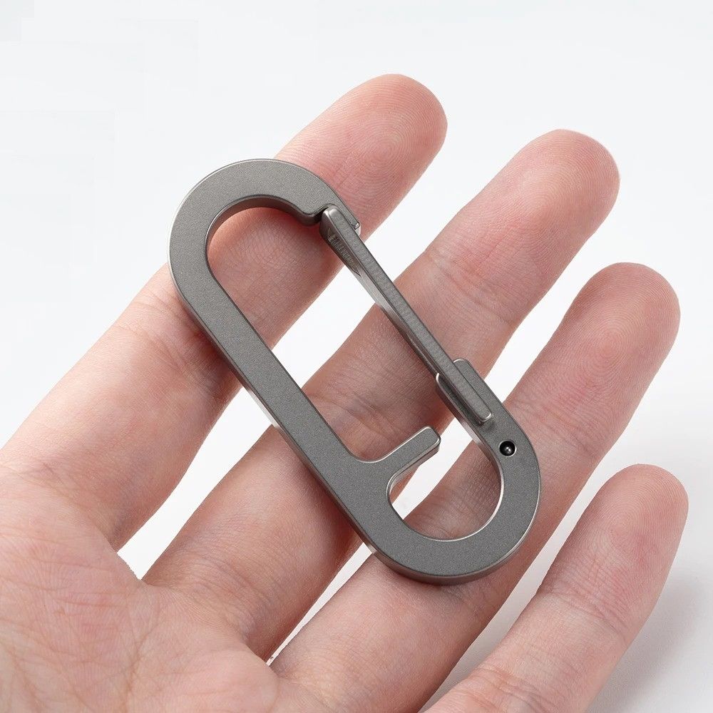 Other Titanium Waist Belt Buckle Key Ring EDC Keychain Small Size Size ONE SIZE - 2 Thumbnail