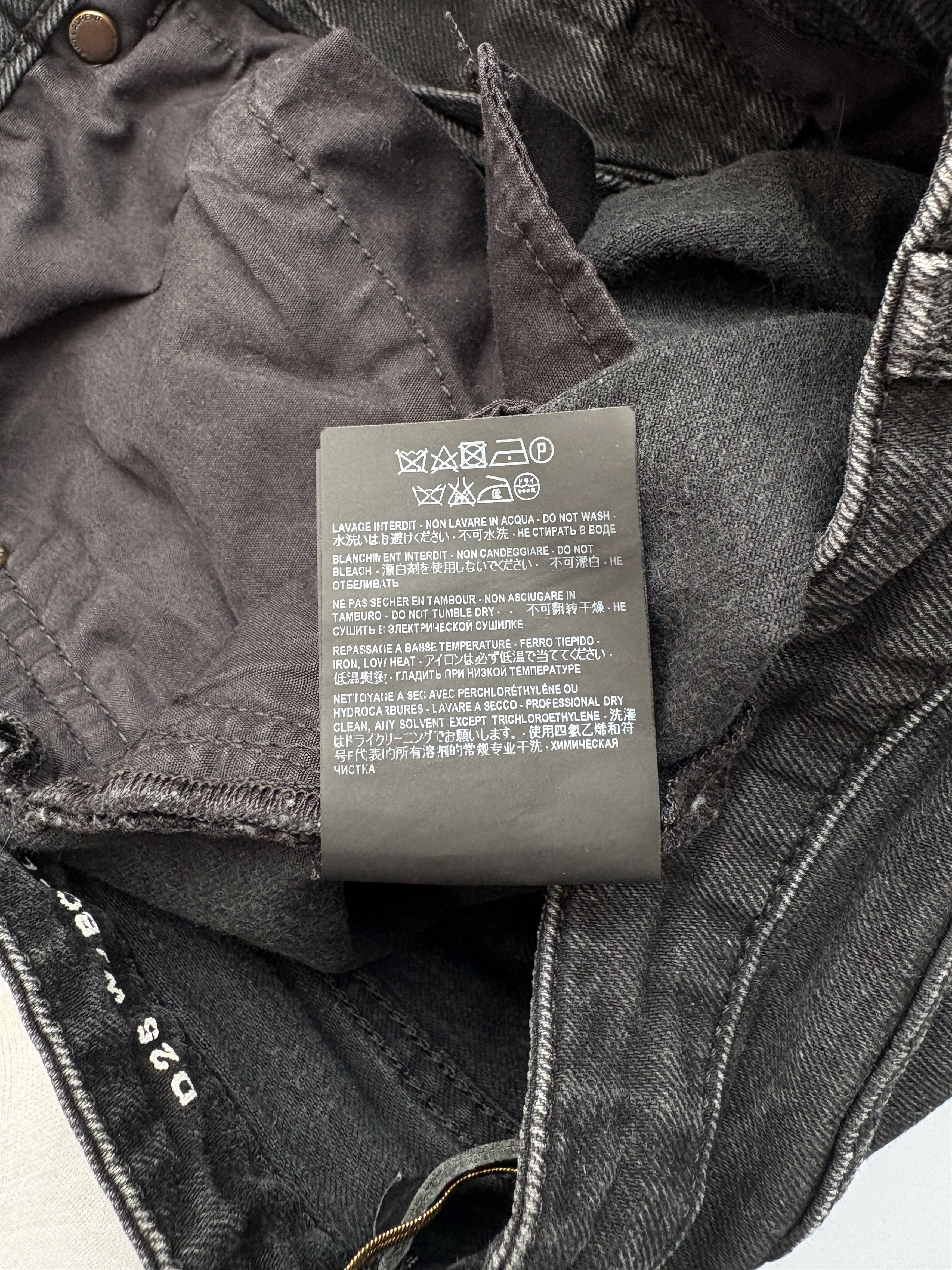 Saint Laurent Paris ⚡️QUICK SALE⚡️2018 Saint Laurent D25 Cutoff Jeans Denim Size 25" / US 0 / IT 36 - 6 Thumbnail