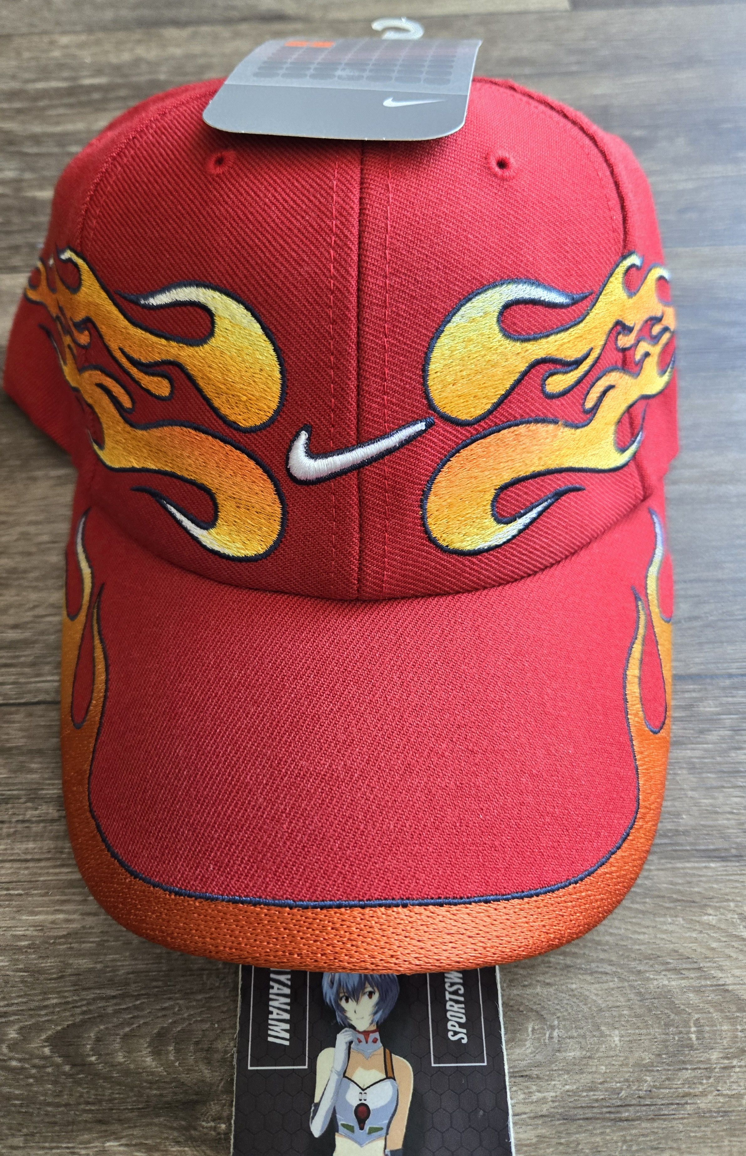 Nike Swoosh Flames Hat Size ONE SIZE - 1 Thumbnail
