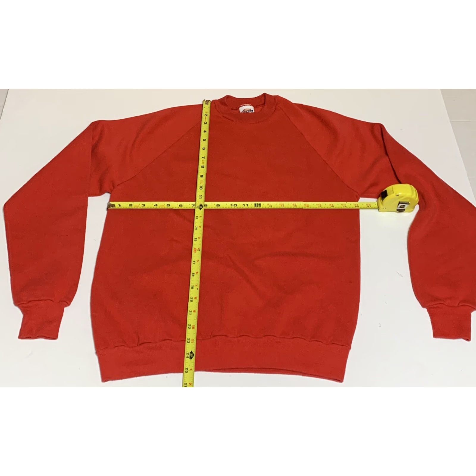 Dickies VINTAGE Dickies Mens M/L Red Blank Crewneck Sweatshirt USA 50/50 Crewneck Sweatshirt Red 1990s Mens Size US M / EU 48-50 / 2 - 3 Thumbnail