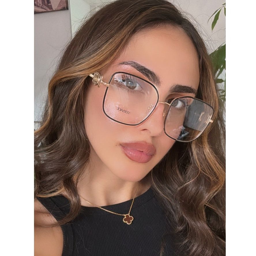 Versace NEW Versace VE1246D Black/Gold Eyeglasses Frames Size ONE SIZE - 1 Thumbnail