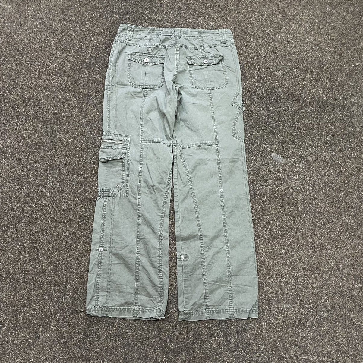 Vintage Vintage Y2K Pants Jeans 90s Parachute Flared 30 30 Size 30" / US 8 / IT 44 - 4 Thumbnail