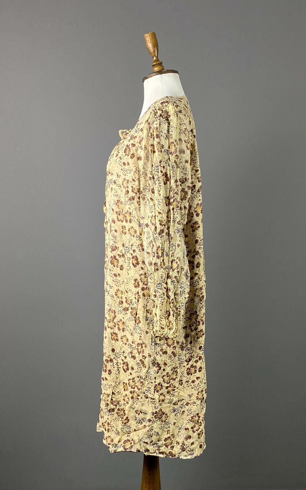 Designer Ladies Luisa Cerano Floral Relaxed Tunic Midi Dress Size 14 Size XL / US 12-14 / IT 48-50 - 4 Thumbnail
