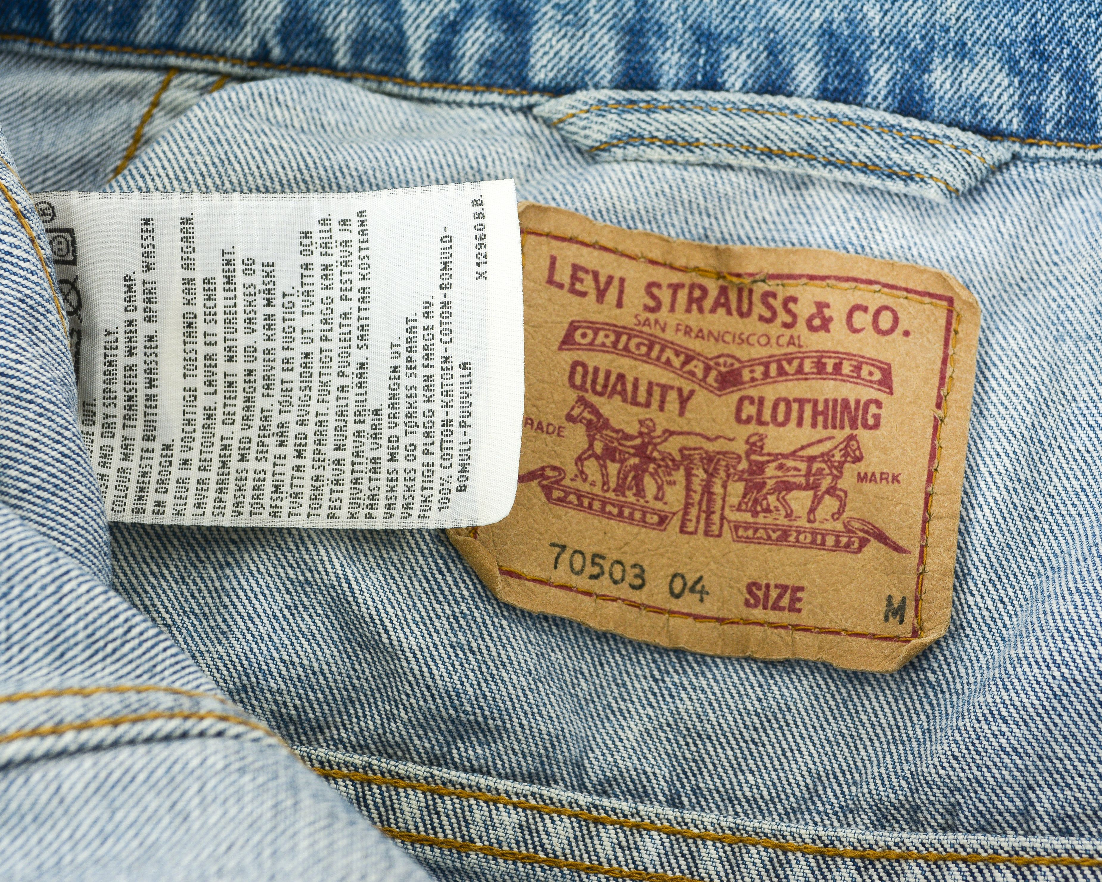 Levi's Denim Jacket Jean Trucker Retro Cowboy coat western Size US M / EU 48-50 / 2 - 6 Thumbnail
