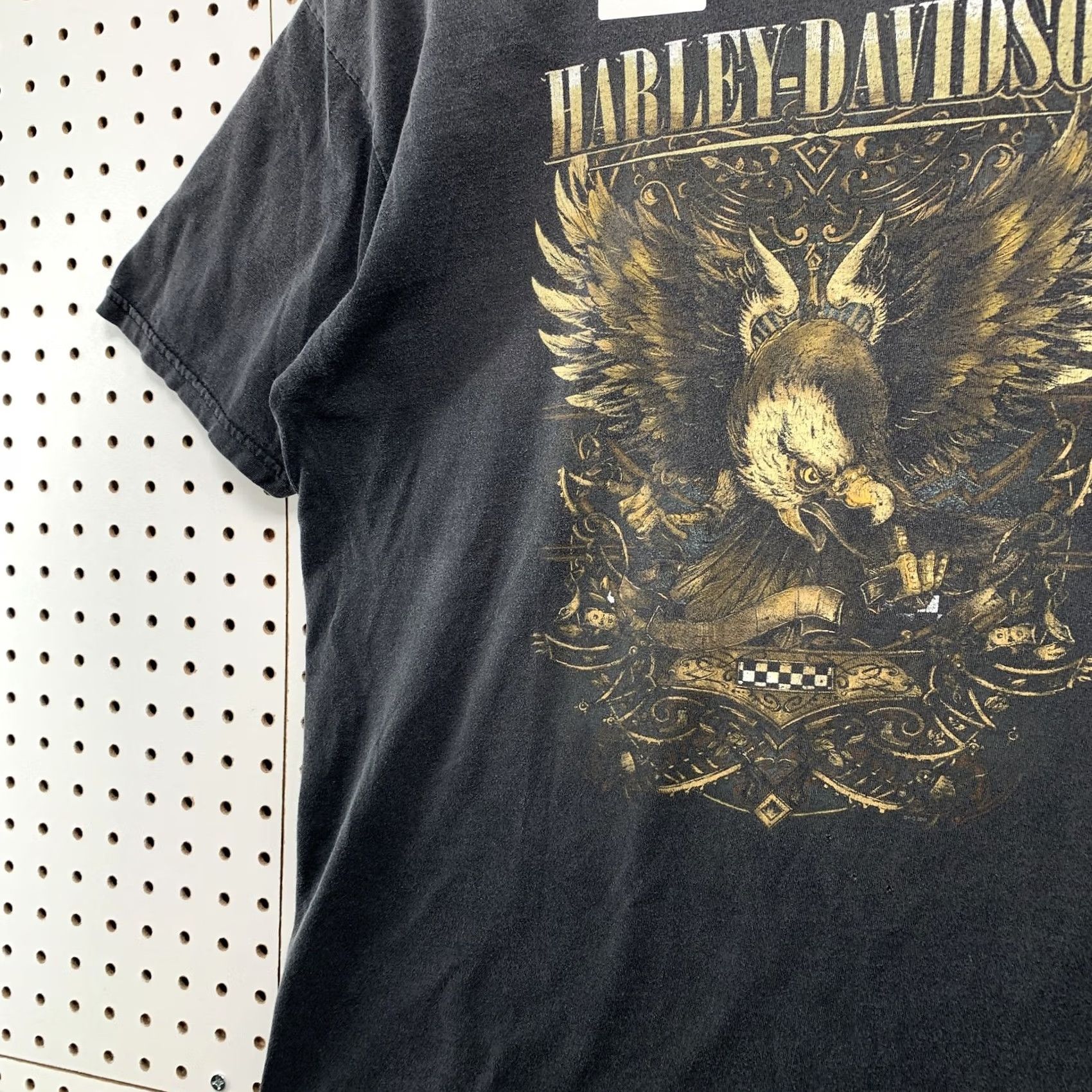 Harley Davidson VINTAGE Harley-Davidson Shirt Mens Large Black Eagle High Desert Idaho USA Size US L / EU 52-54 / 3 - 2 Thumbnail
