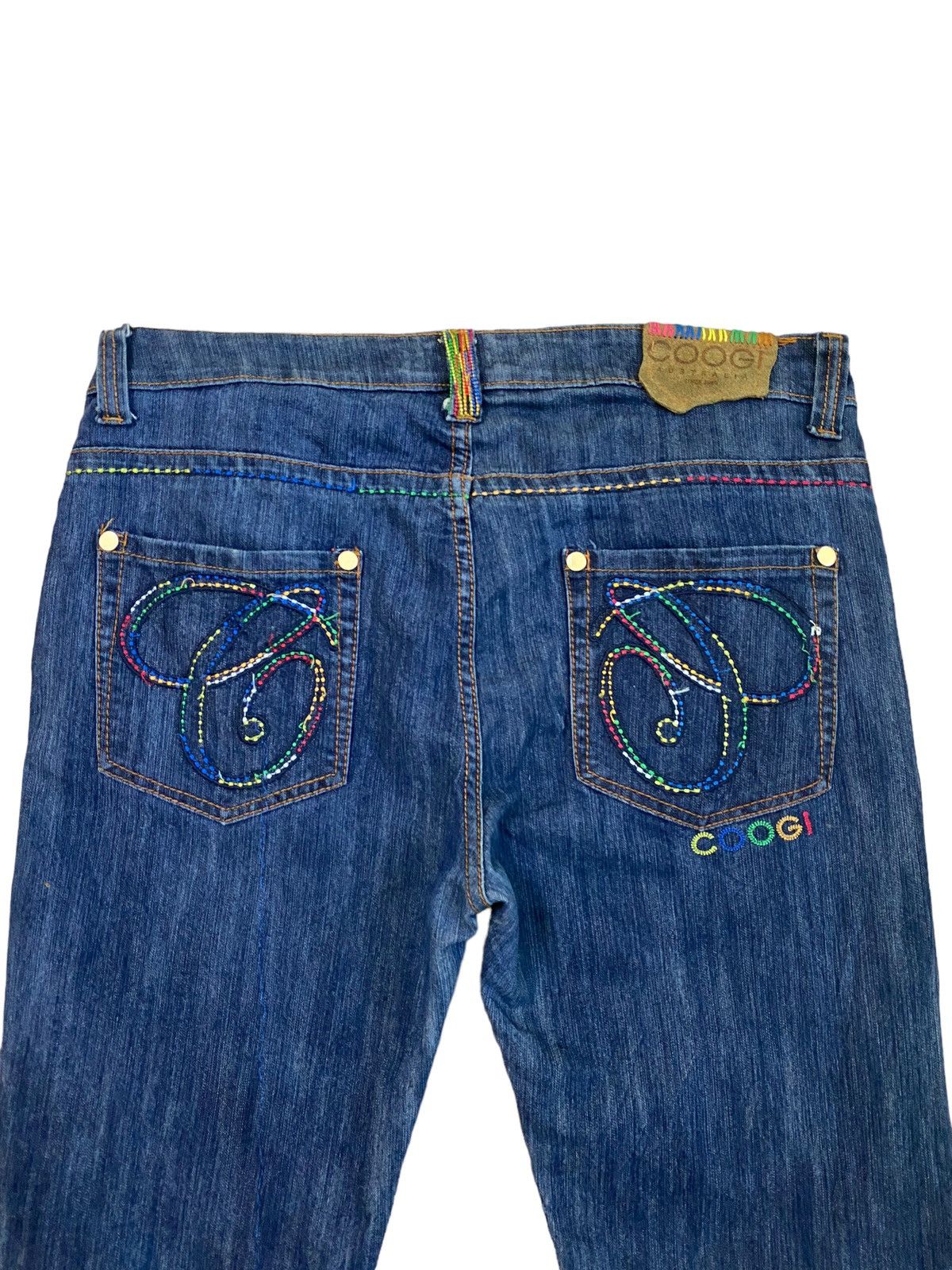 Coogi Vintage Coogi Blue Multicolour Denim Jeans Size US 35 - 10 Thumbnail