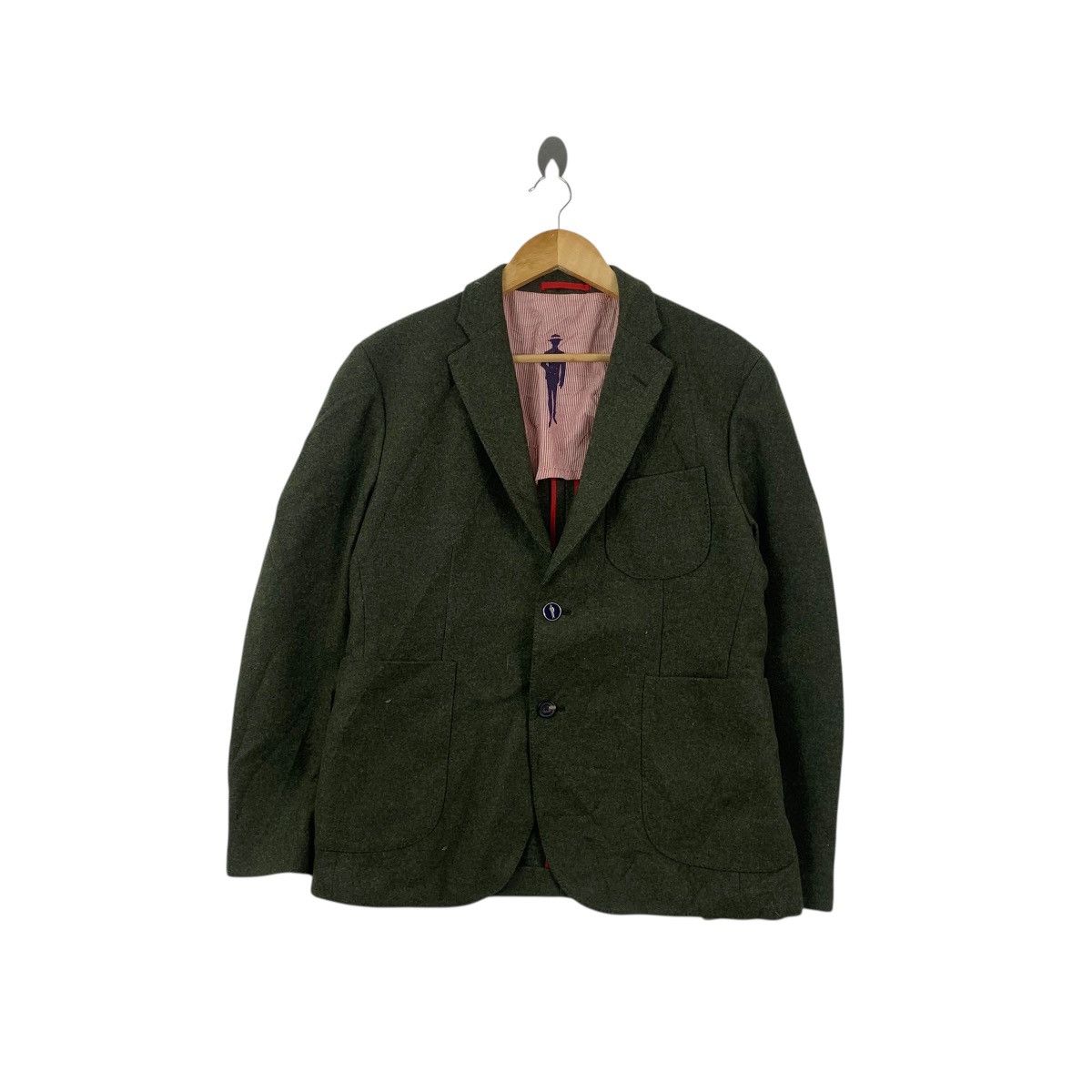 Hardy Amies Vintage HARDY AMIES PRESENT Collection Heddon Fit Blazer Size 34R - 1 Thumbnail