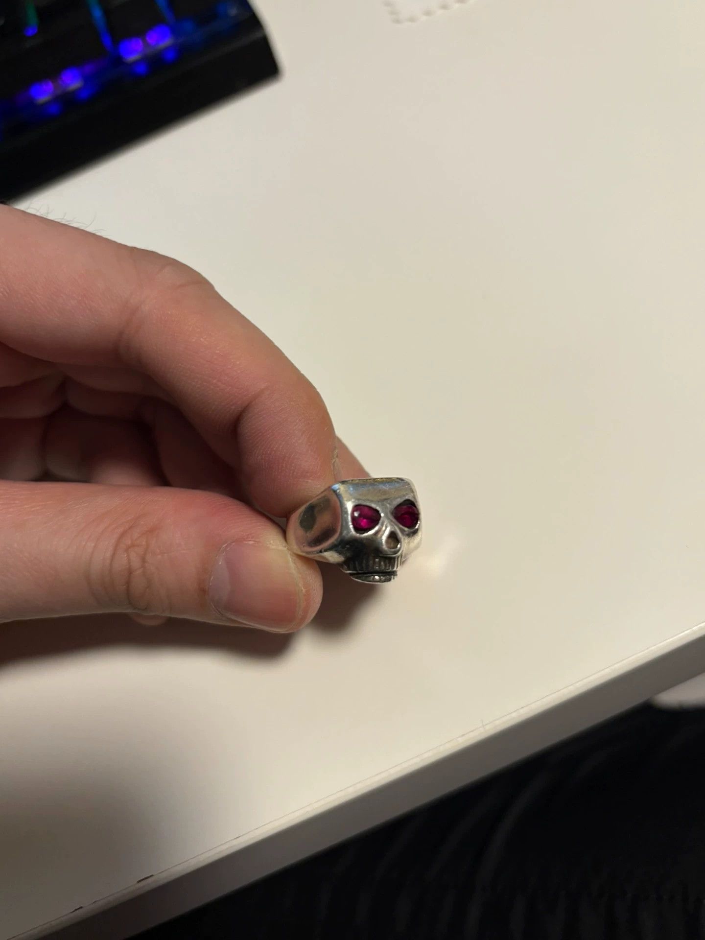 Other FLASH POINT Skull Ruby Ring Johnny Depp 12 JPN 7/10 Size ONE SIZE - 4 Thumbnail