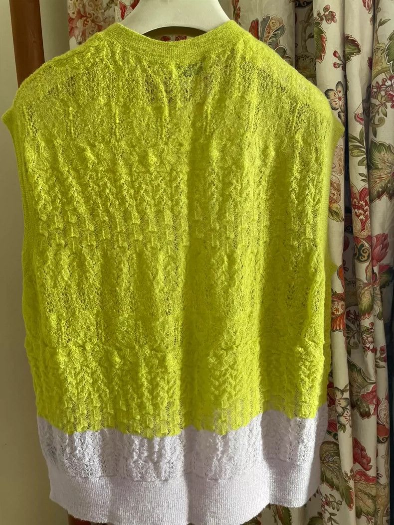 Dries Van Noten Dries Van Noten size:36 Yellow lace patchwork short-sleeve Size S / US 4 / IT 40 - 3 Thumbnail