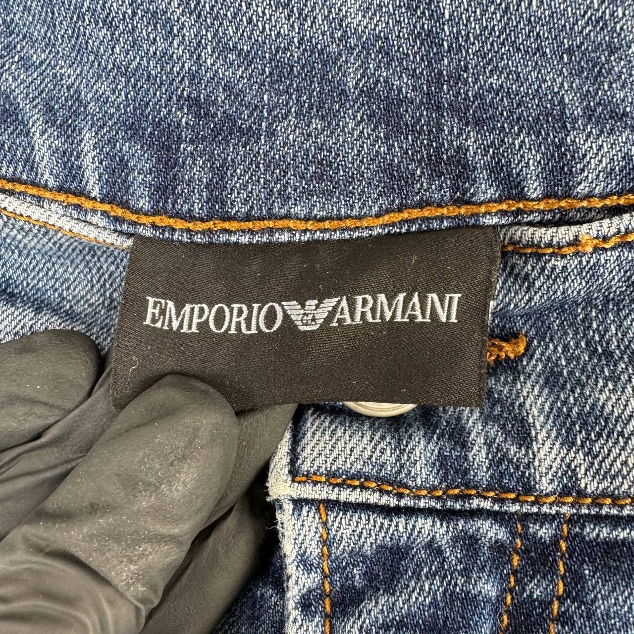 Emporio Armani Emporio Armani Men’s Slim Fit Blue Jeans Designer Denim 29 Size US 29 - 3 Thumbnail